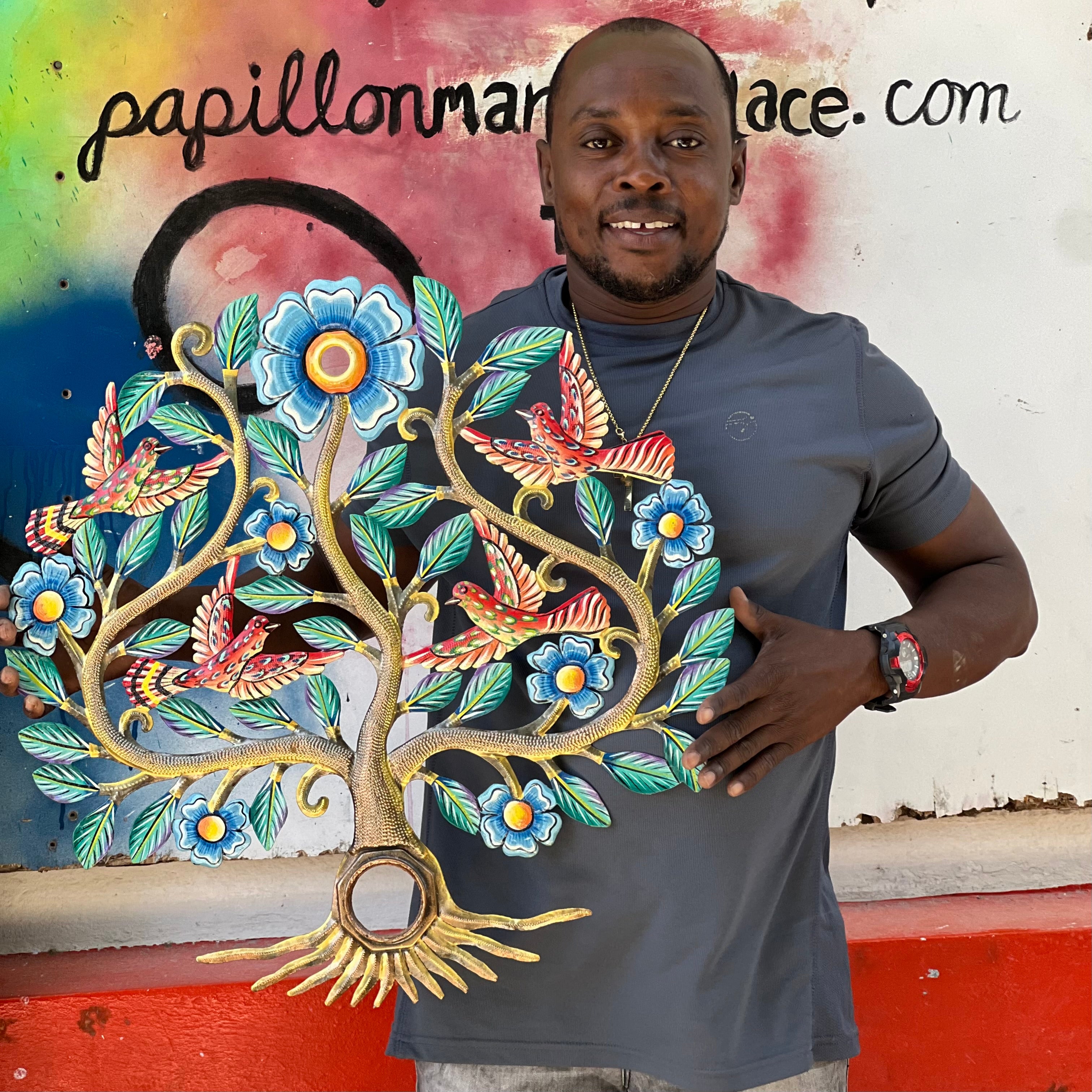 Colbert- Oil Top Drum Red Bird Tree