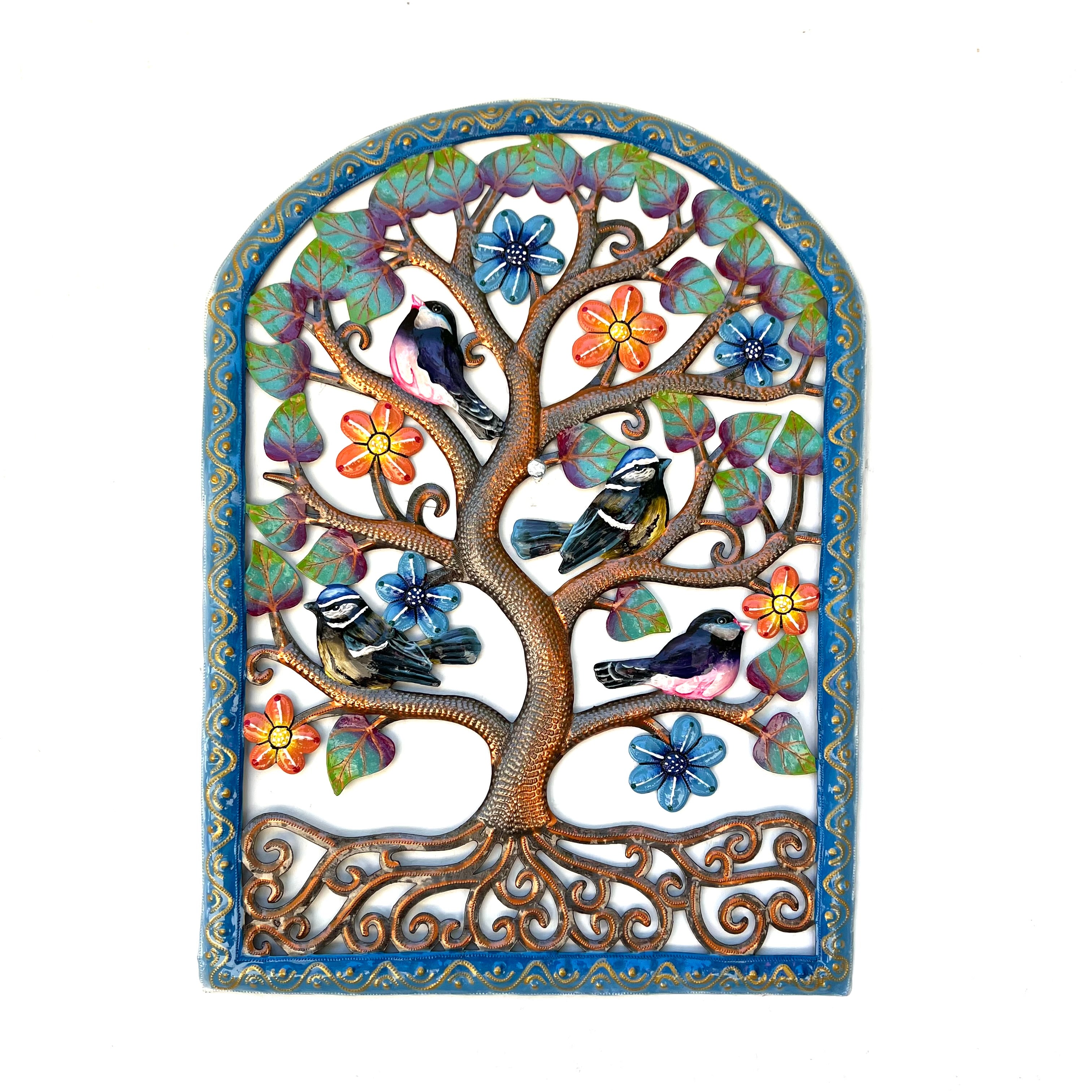 Paul- Blue Arch Tree & Birds #1