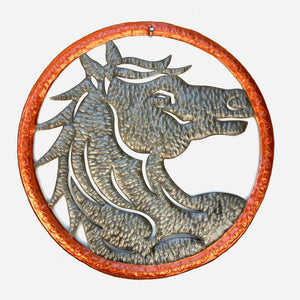 Circle Bronze Horse