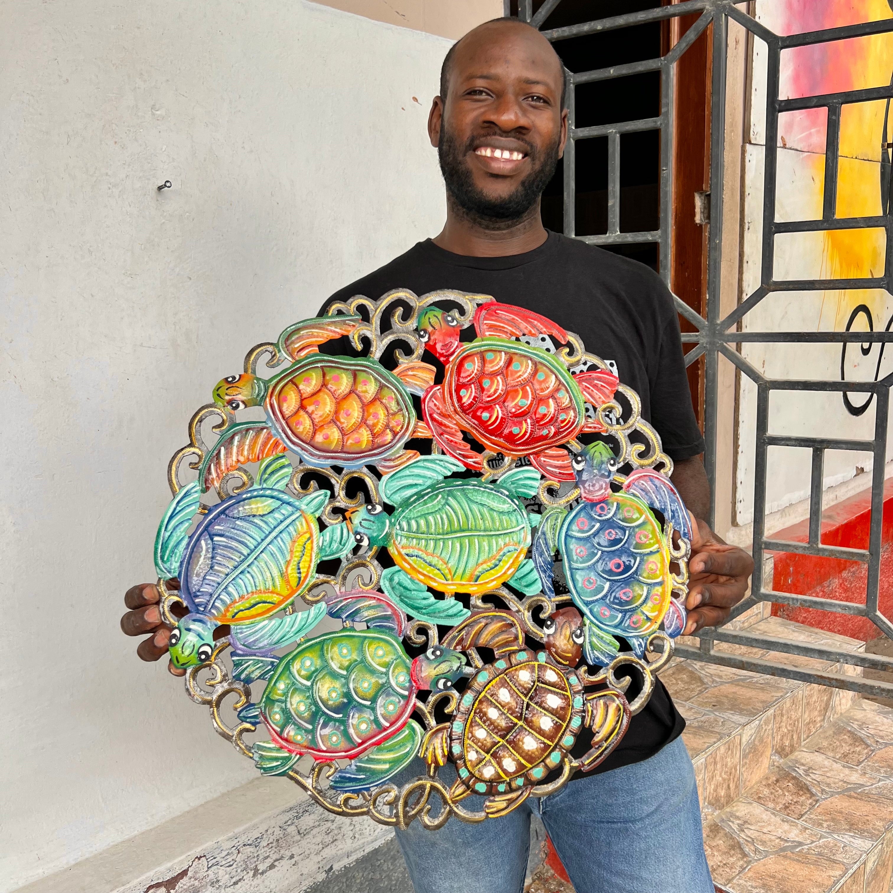 Derat- Circle Colorful Turtles