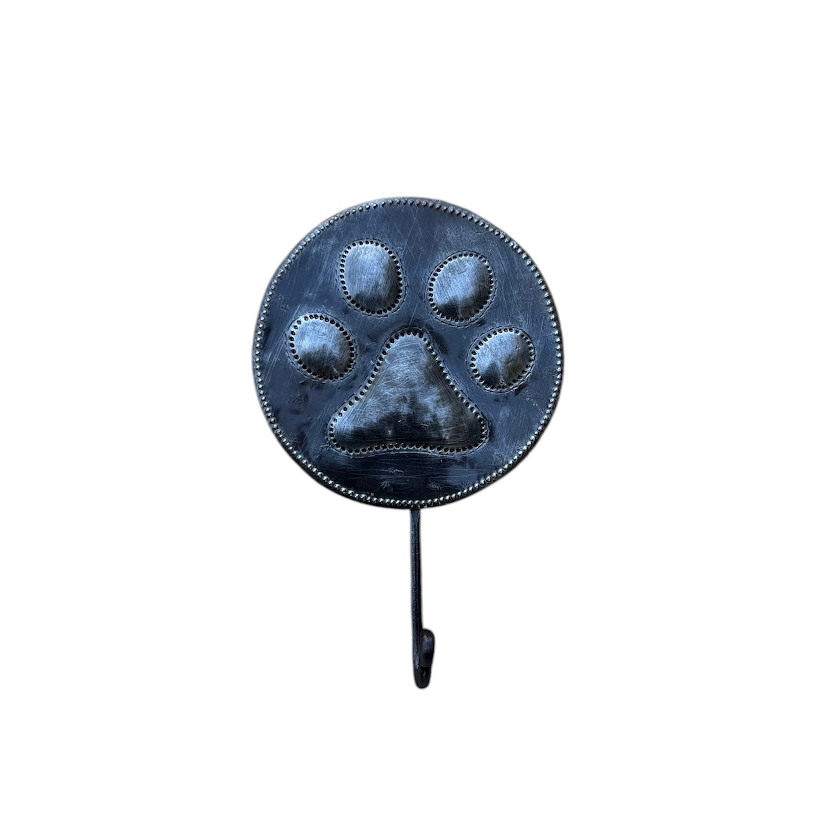 Round Dog Paw Wall Hook