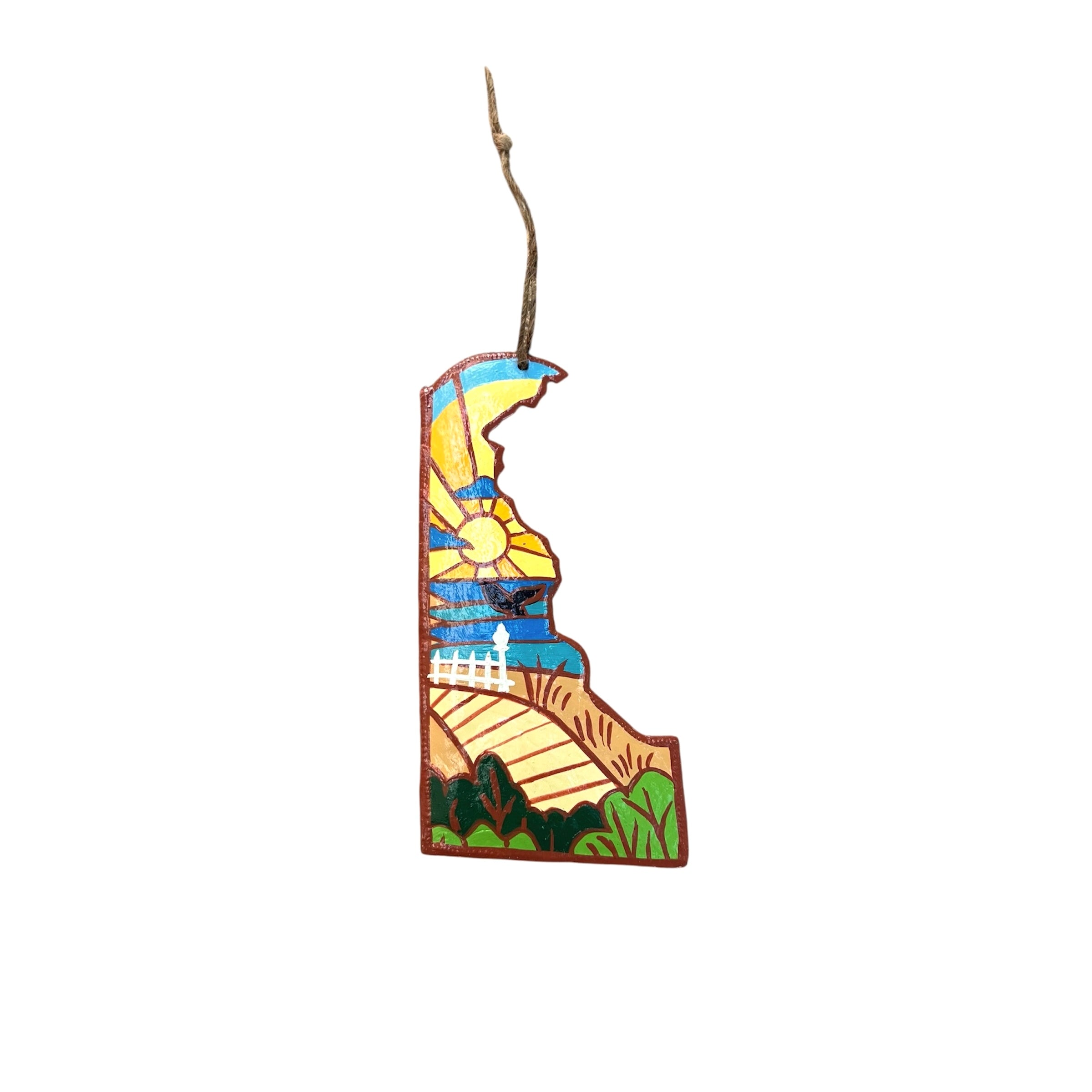States of America Ornaments- Delaware