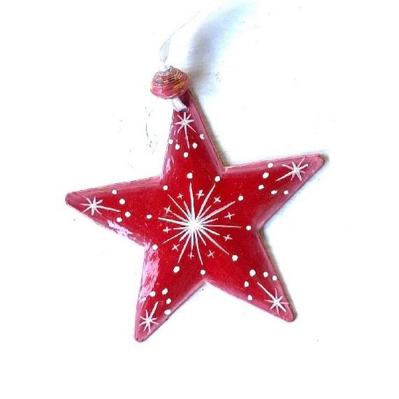Davidson- Red Star Ornament