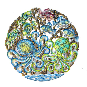 Derat- Two Painting Octopus