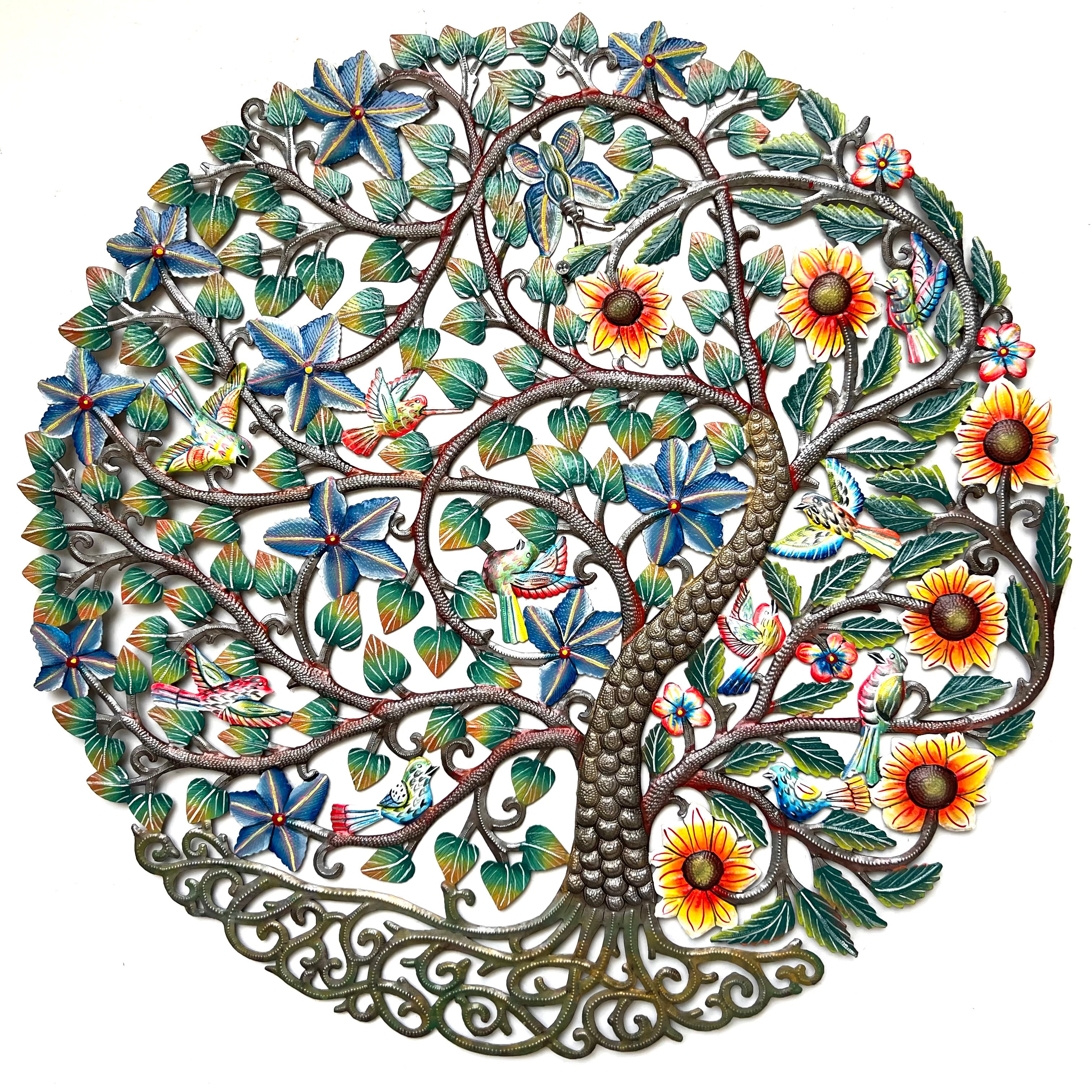 Jumbo Tree-Sunflower/Green Leaf/