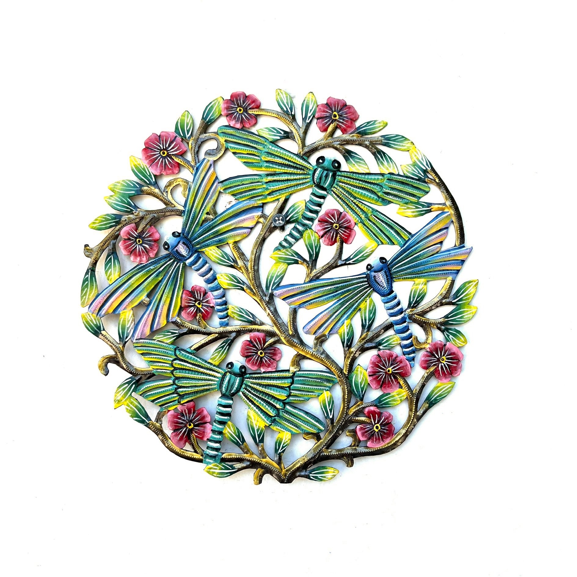 Jeff- Medium Dragonfly With Flower