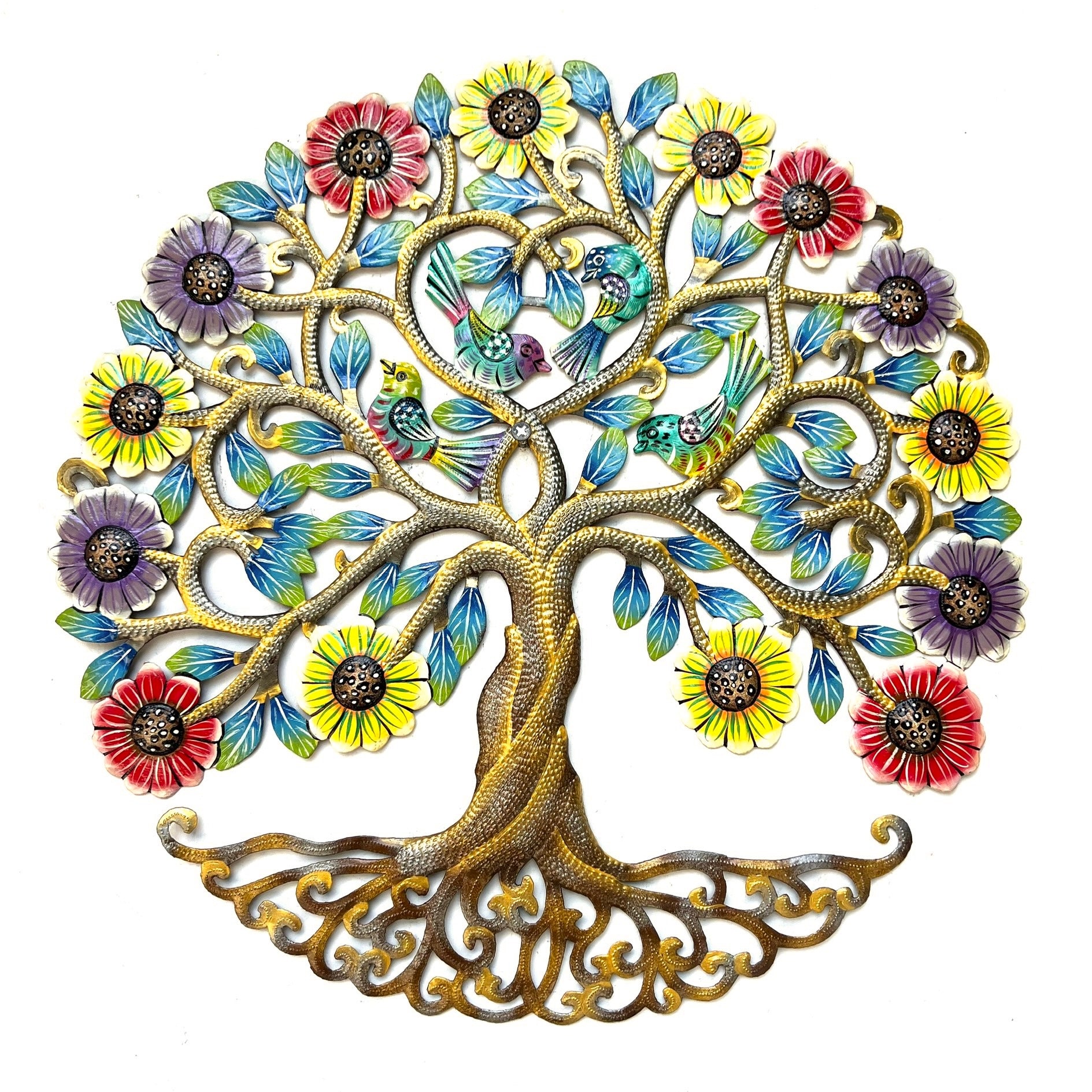 Colbert- Multicolor / Gold Branch Tree