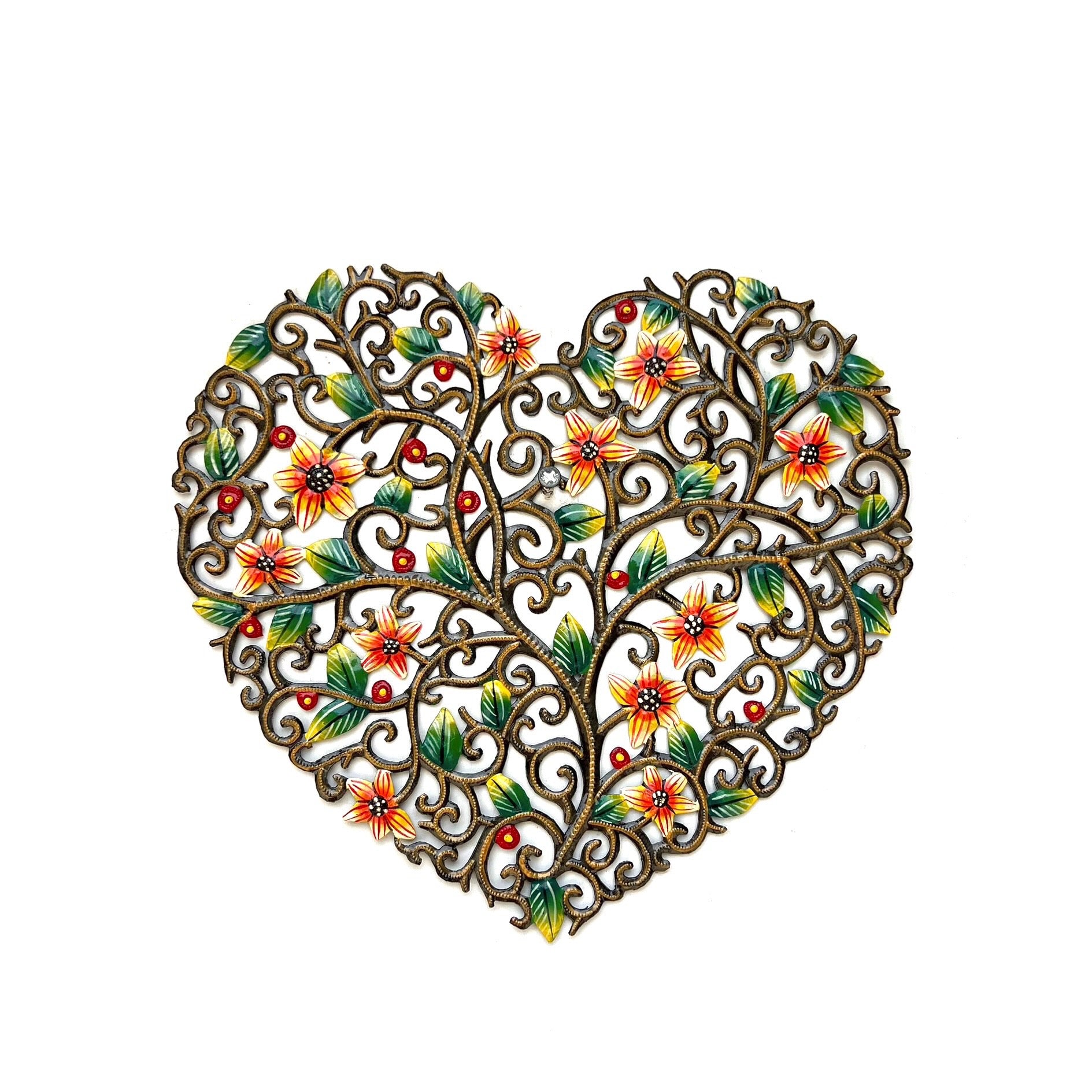 Heart With Green Leaf