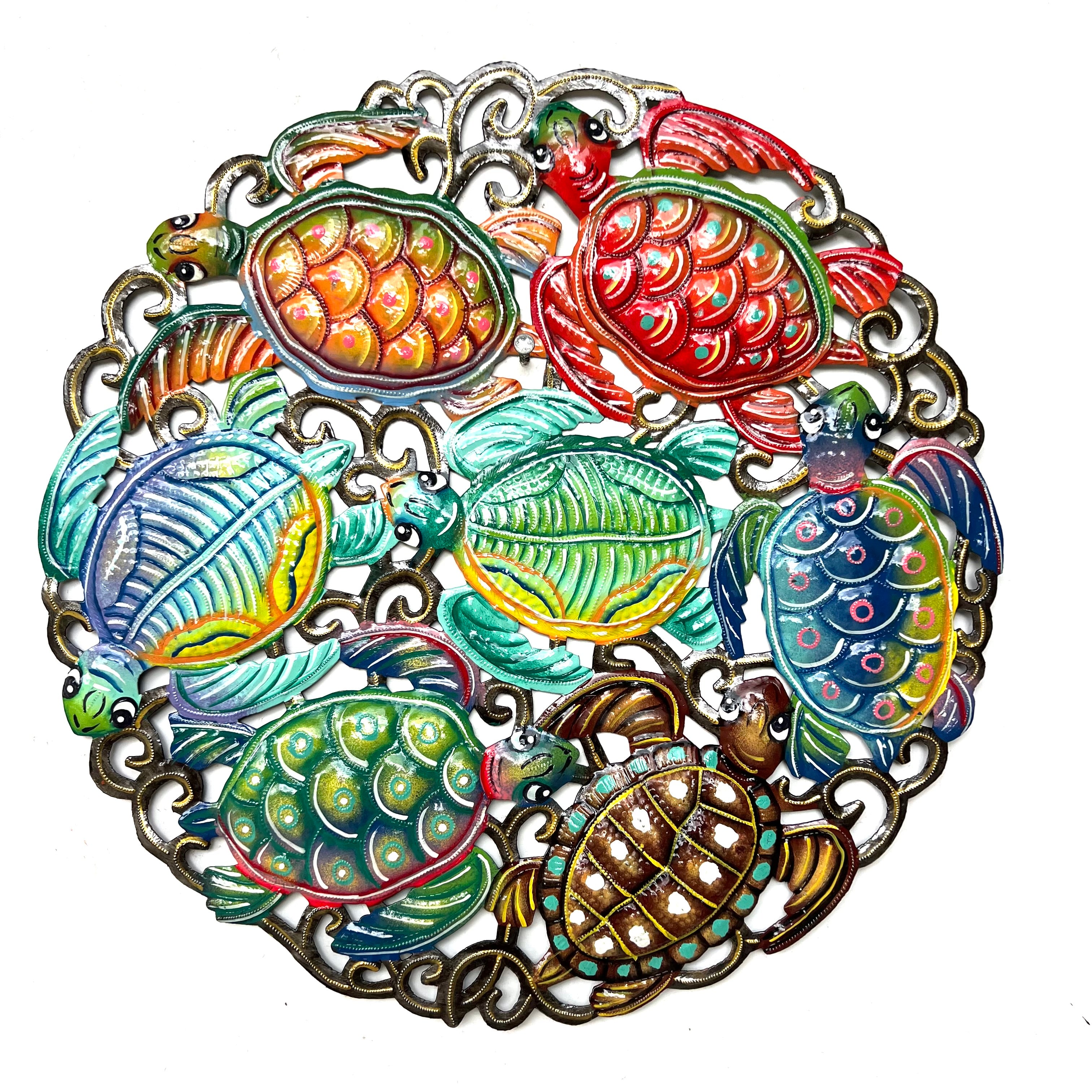 Derat- Circle Colorful Turtles