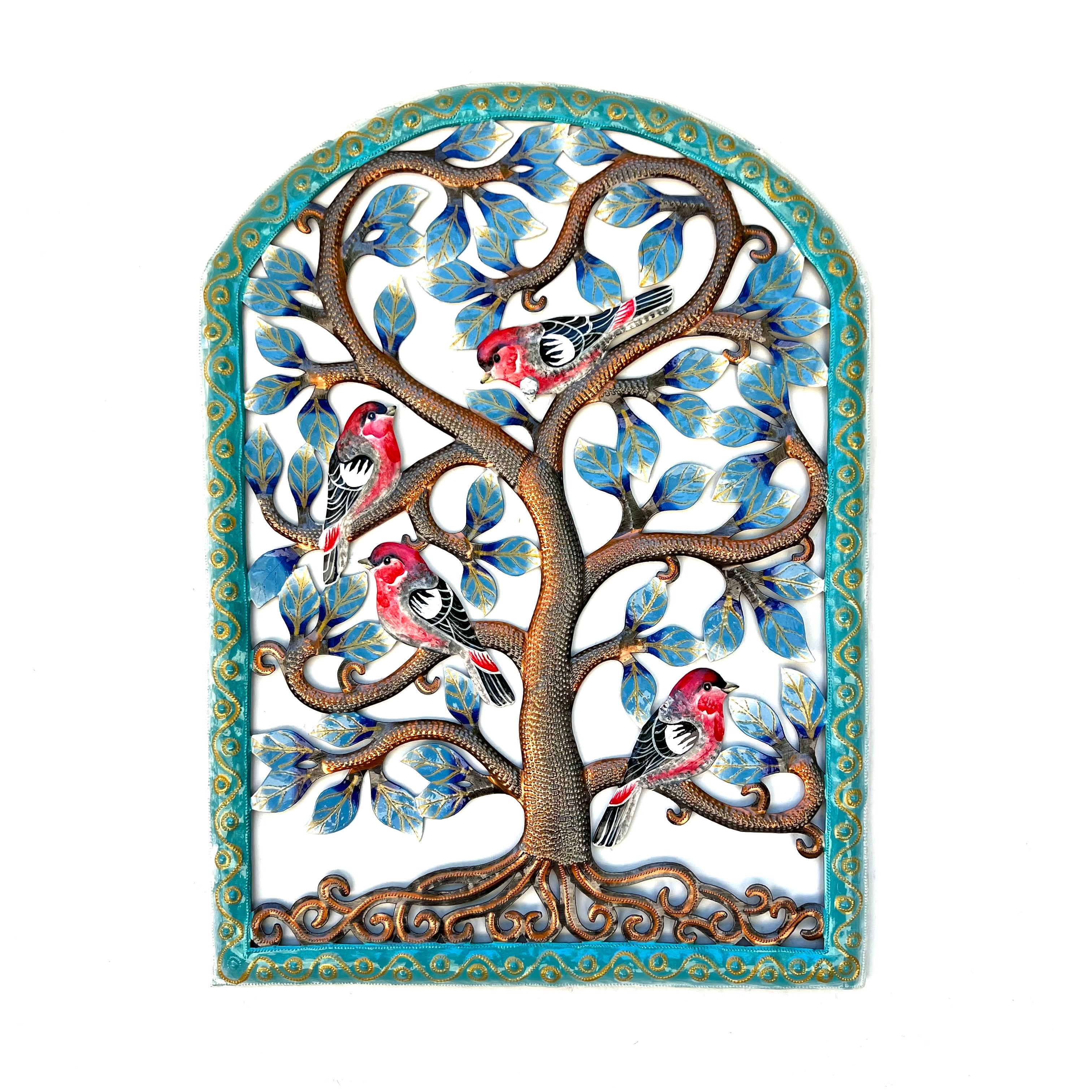Paul- Turquoise Arch Tree & Birds #2