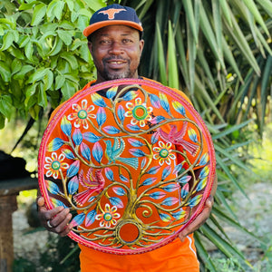 Ceus- Oil Top Drum Circle Red Tree