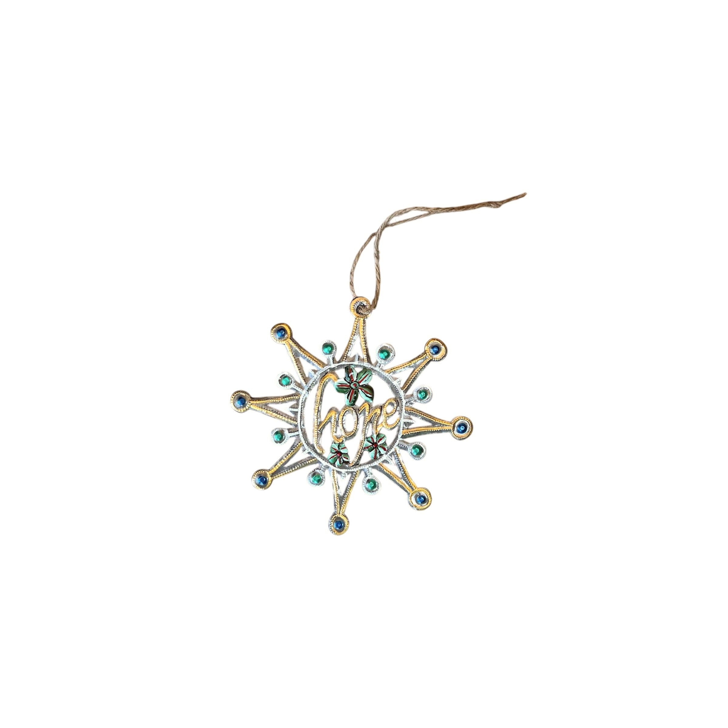 Hope- Snowflake Ornament