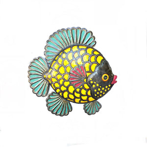 Orilien- Medium Turquoise & Yellow Fish