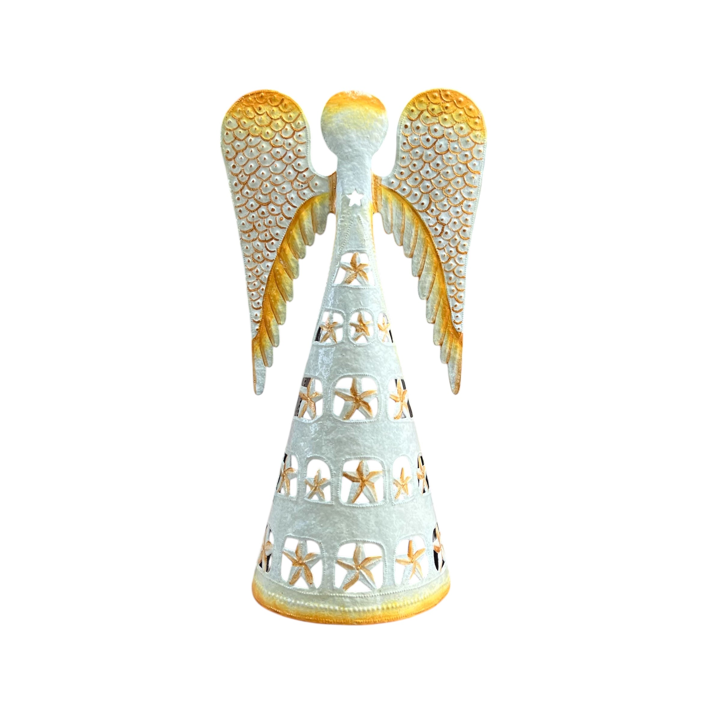 Gold & With Standing Angel- Large #1