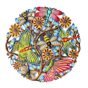 Achelet- Colroful Butterfly And Bee