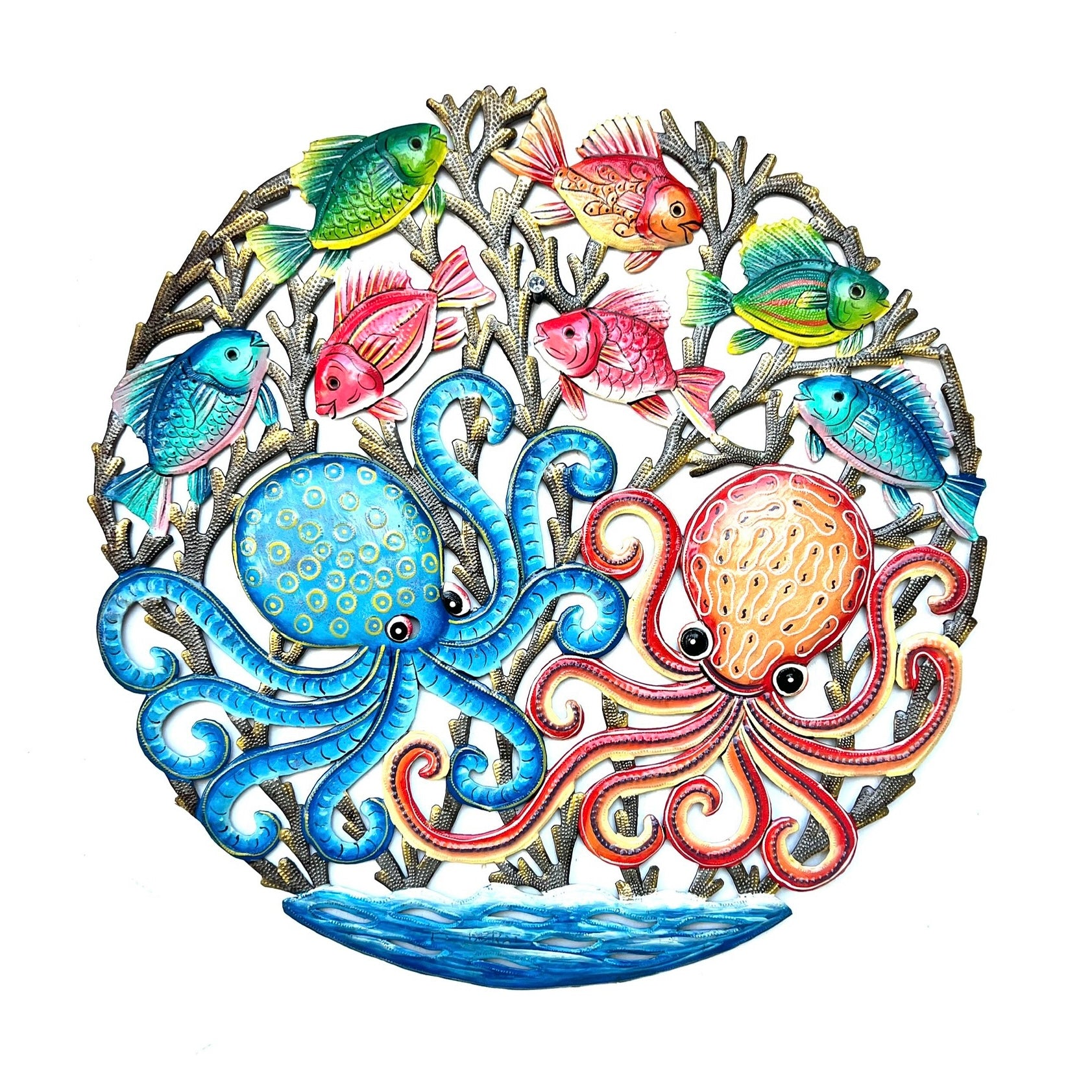 Derat- Two Swimming Octopus #2