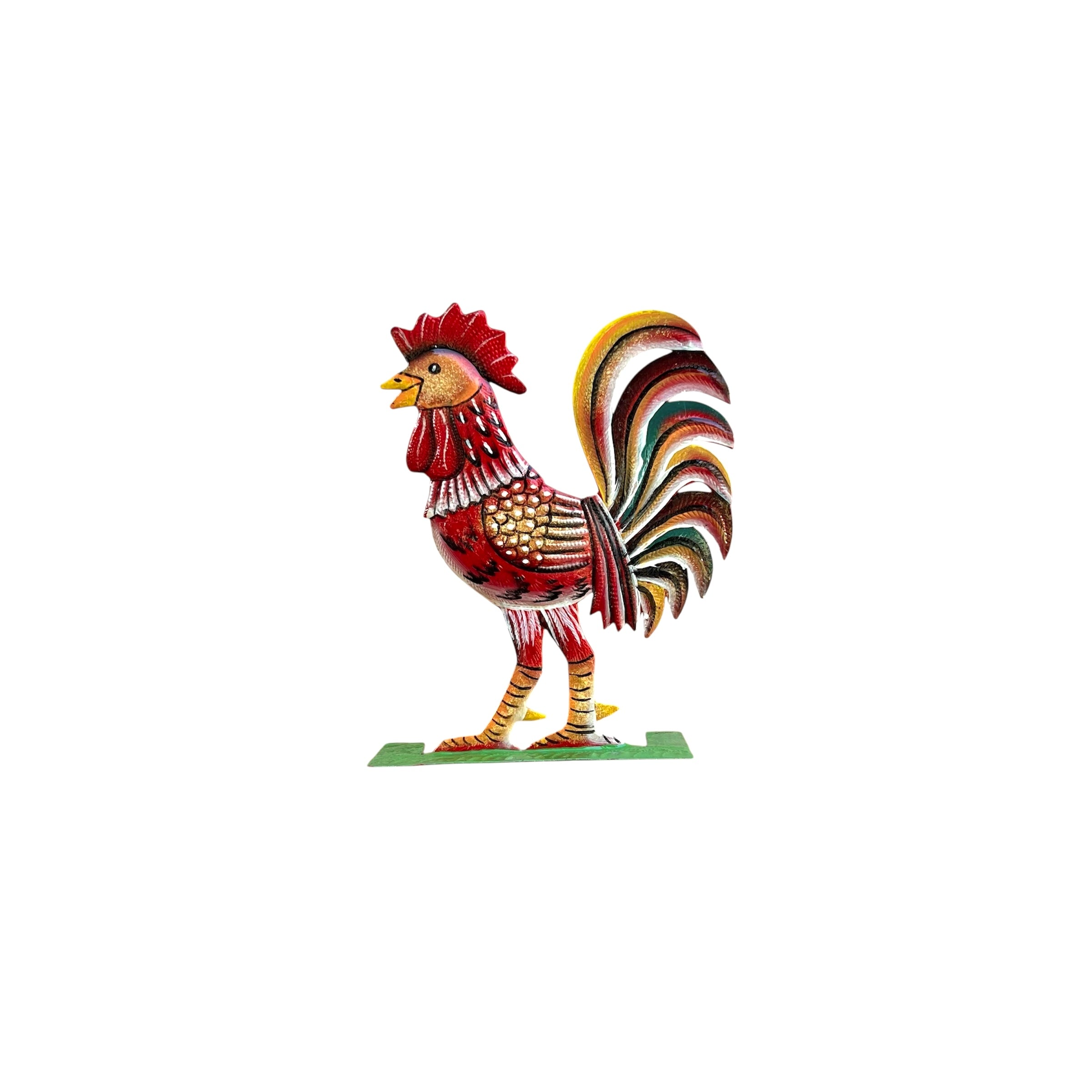 Jean Marie- Standing Painted Rooster #1