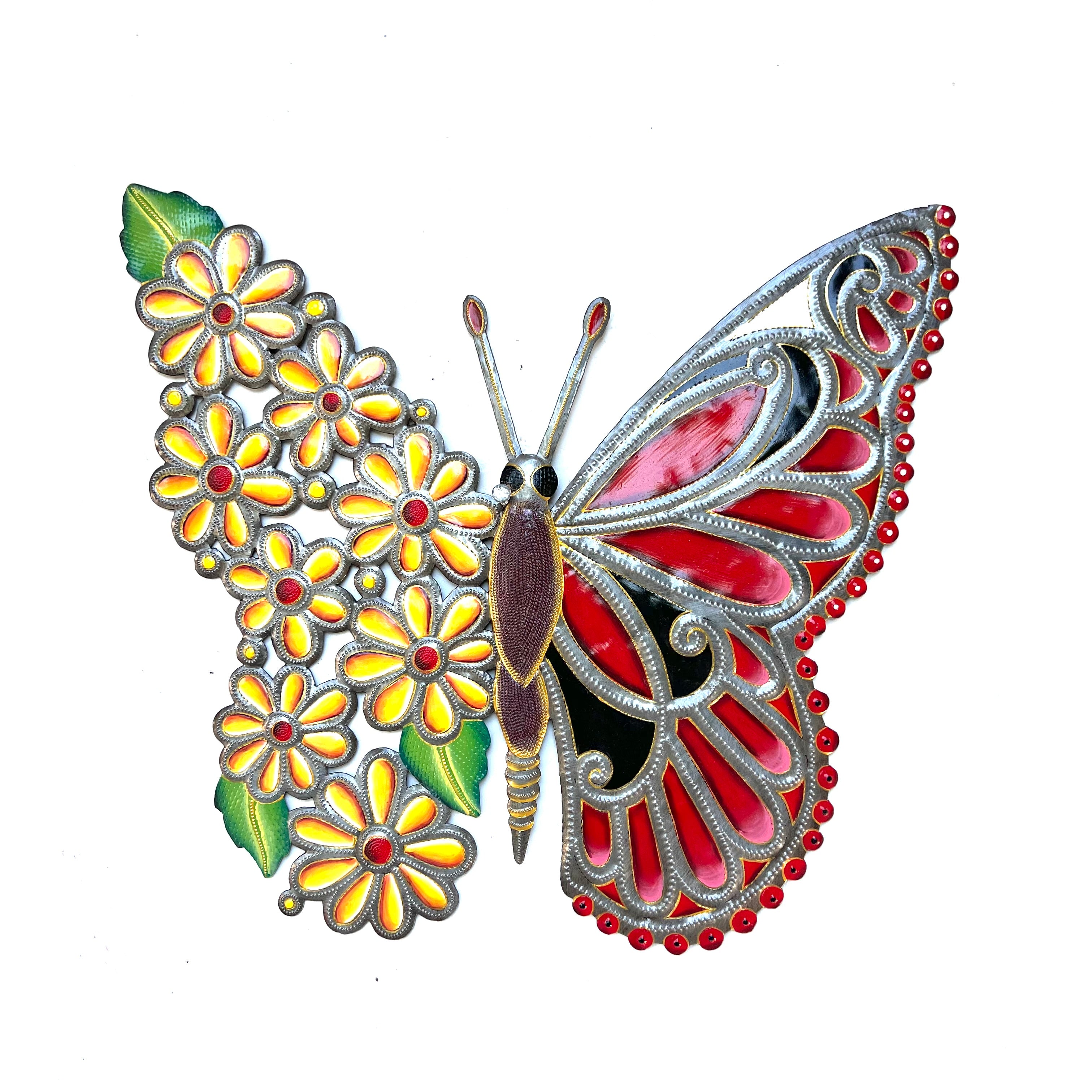 Orilien-Large Butterfly & Yellow Flowers