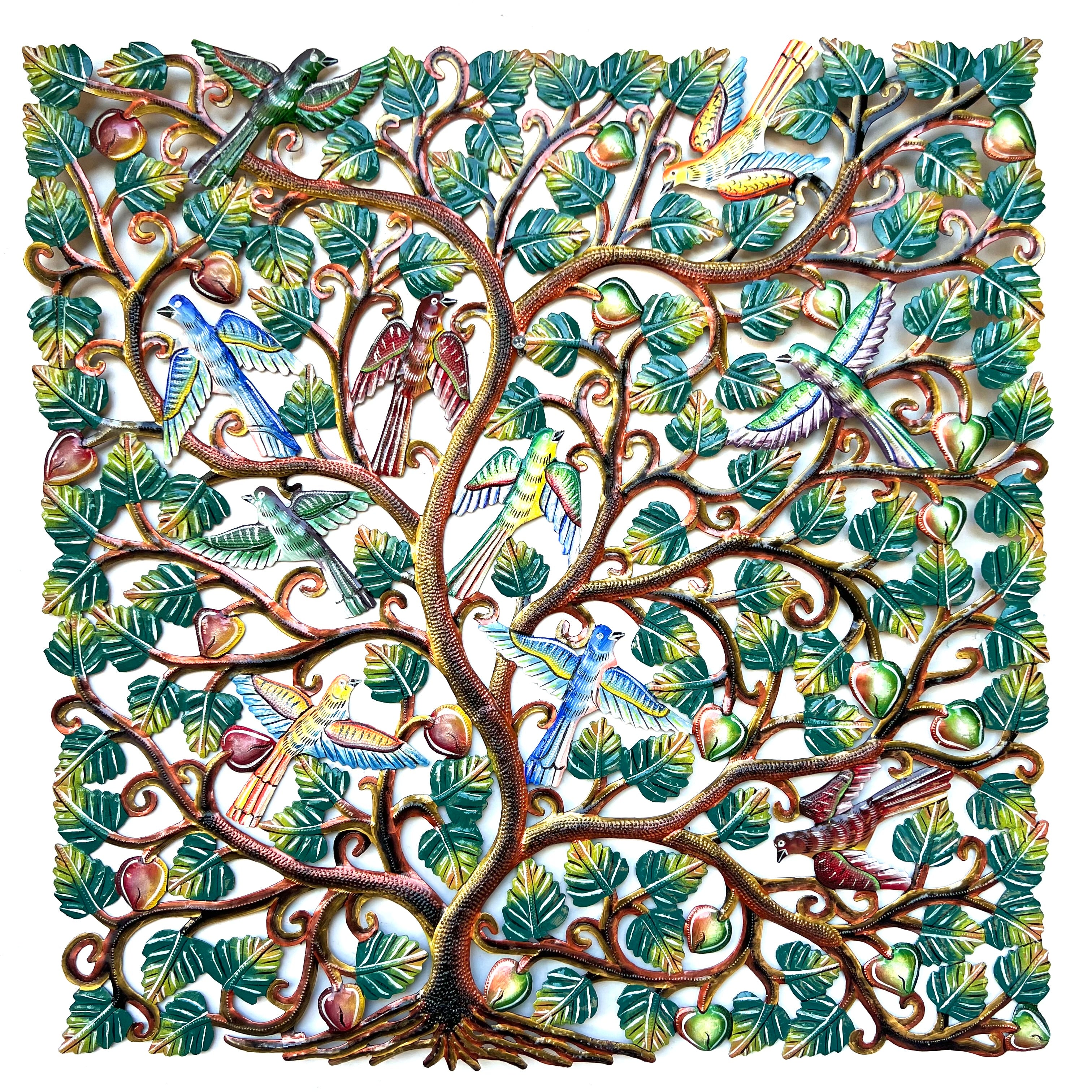 Jumbo Square Flying Bird Tree & Fruits