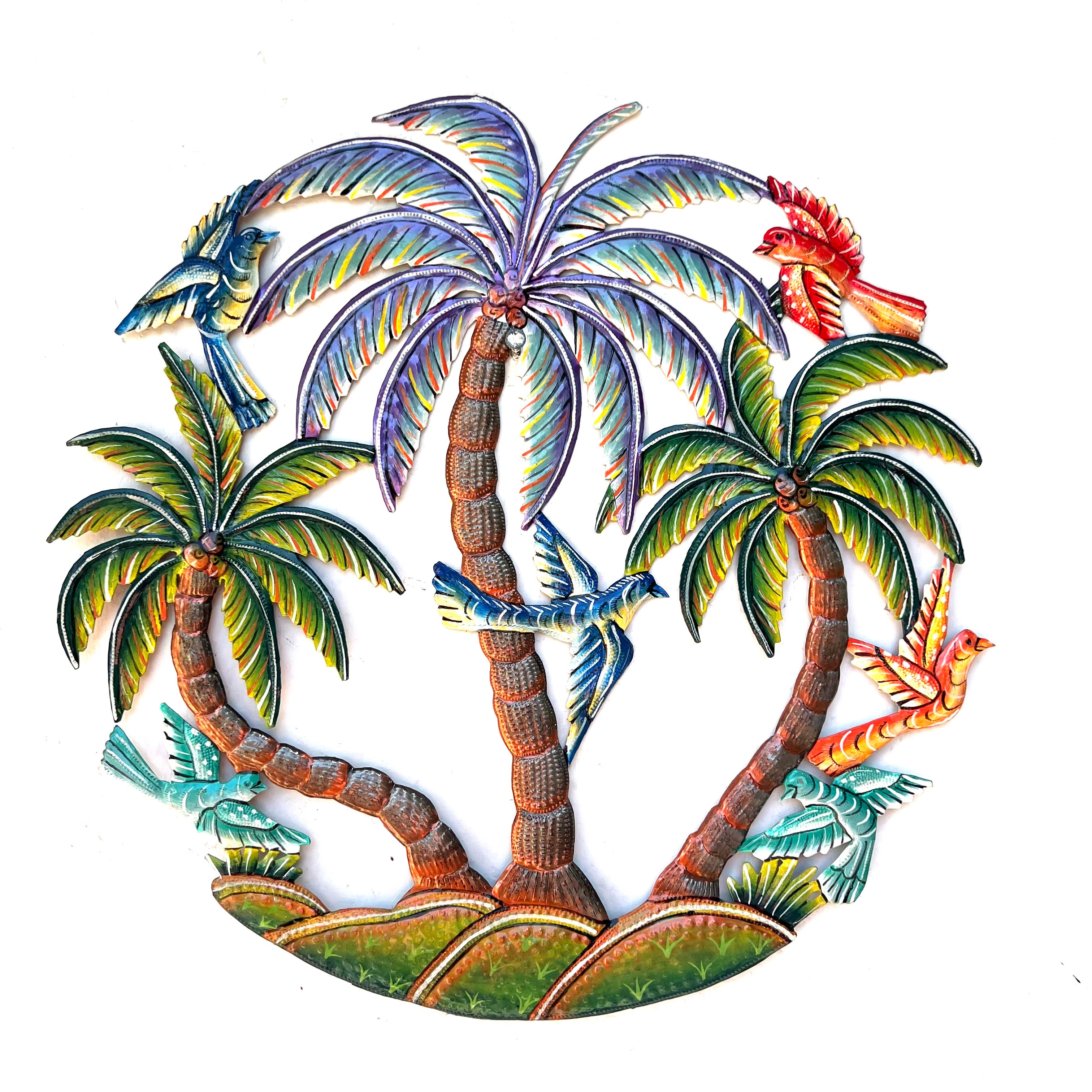 Derat- Three Coconut Tree & Birds #1
