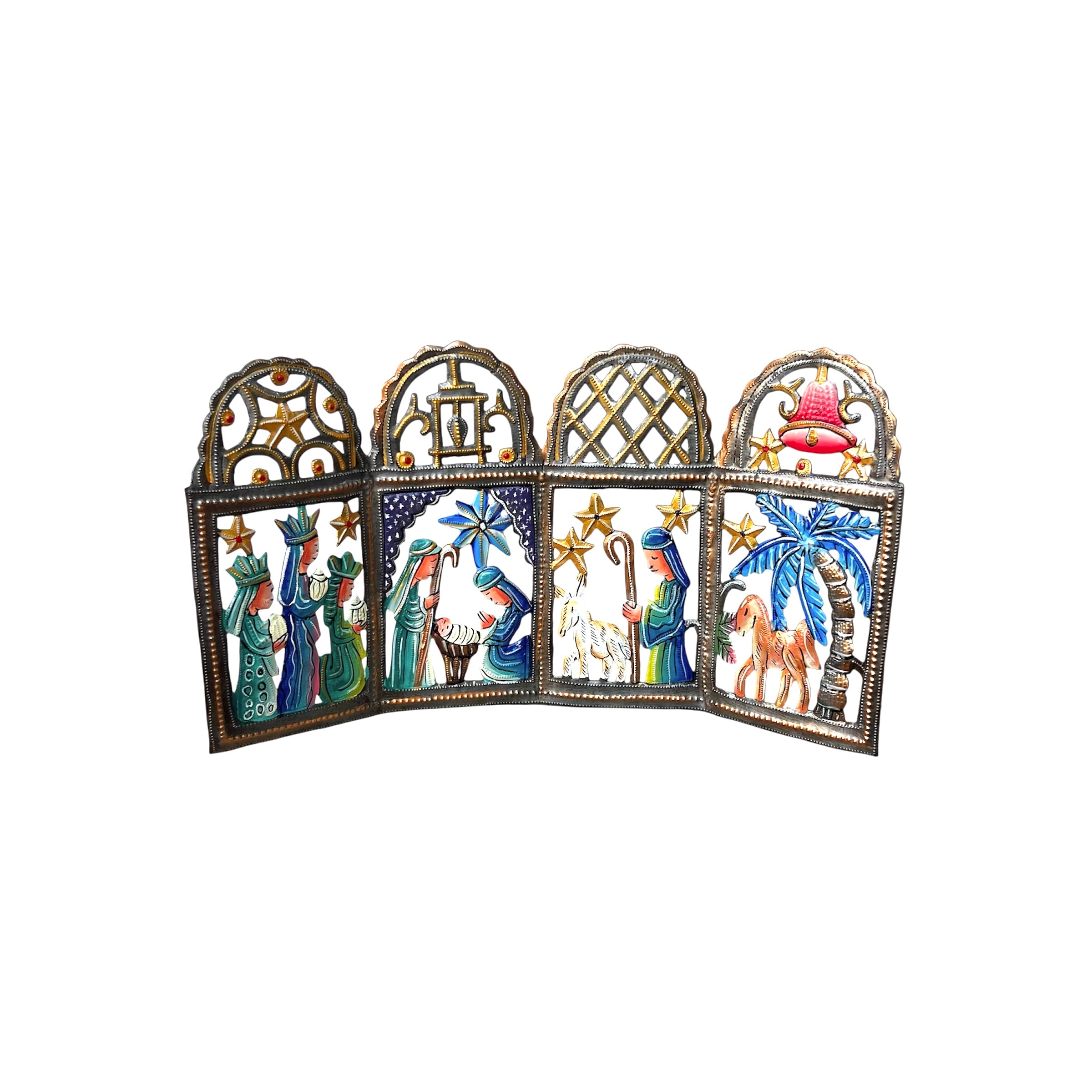 Antoine- Standing Trifold Nativity