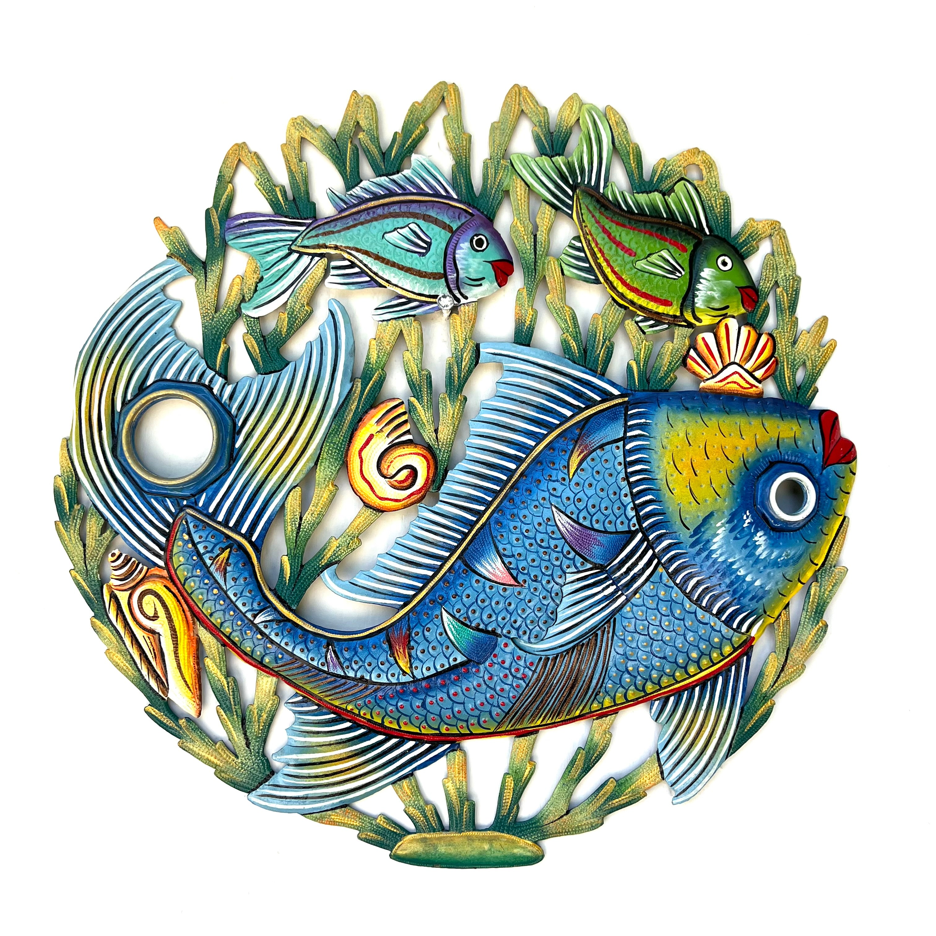 Oil Top Drum Color Swimming Fish