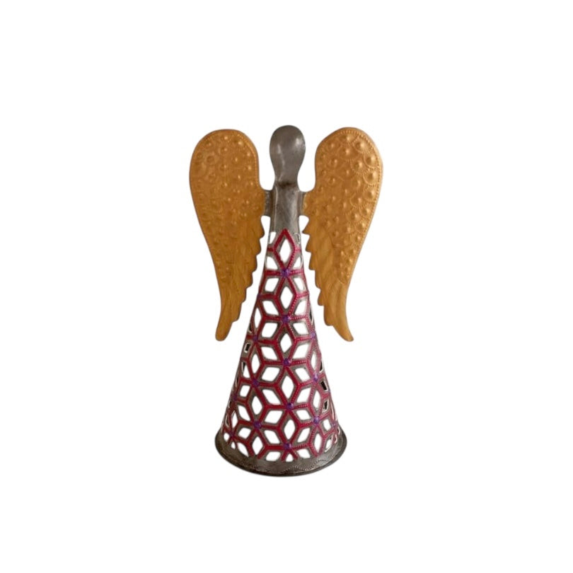 Kensly Standing Angel- Red & Gold #2
