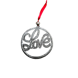 Love Holiday Christmas Ornament