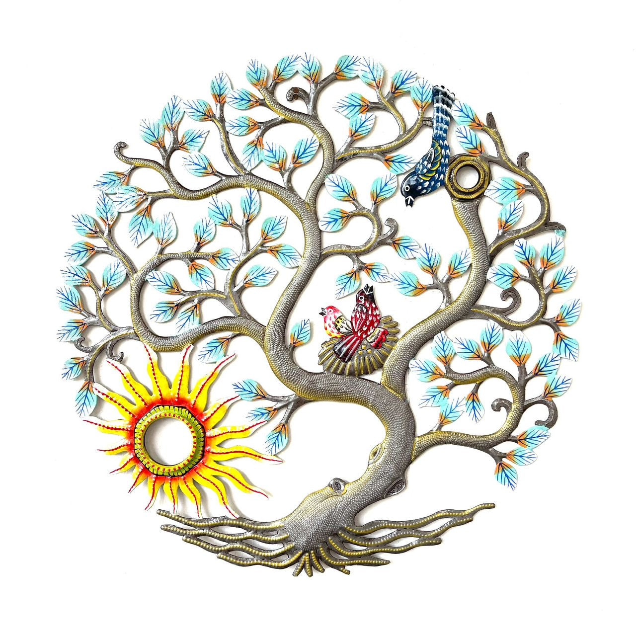 Herby’s Oil Drum Top Tree & Bird Nest