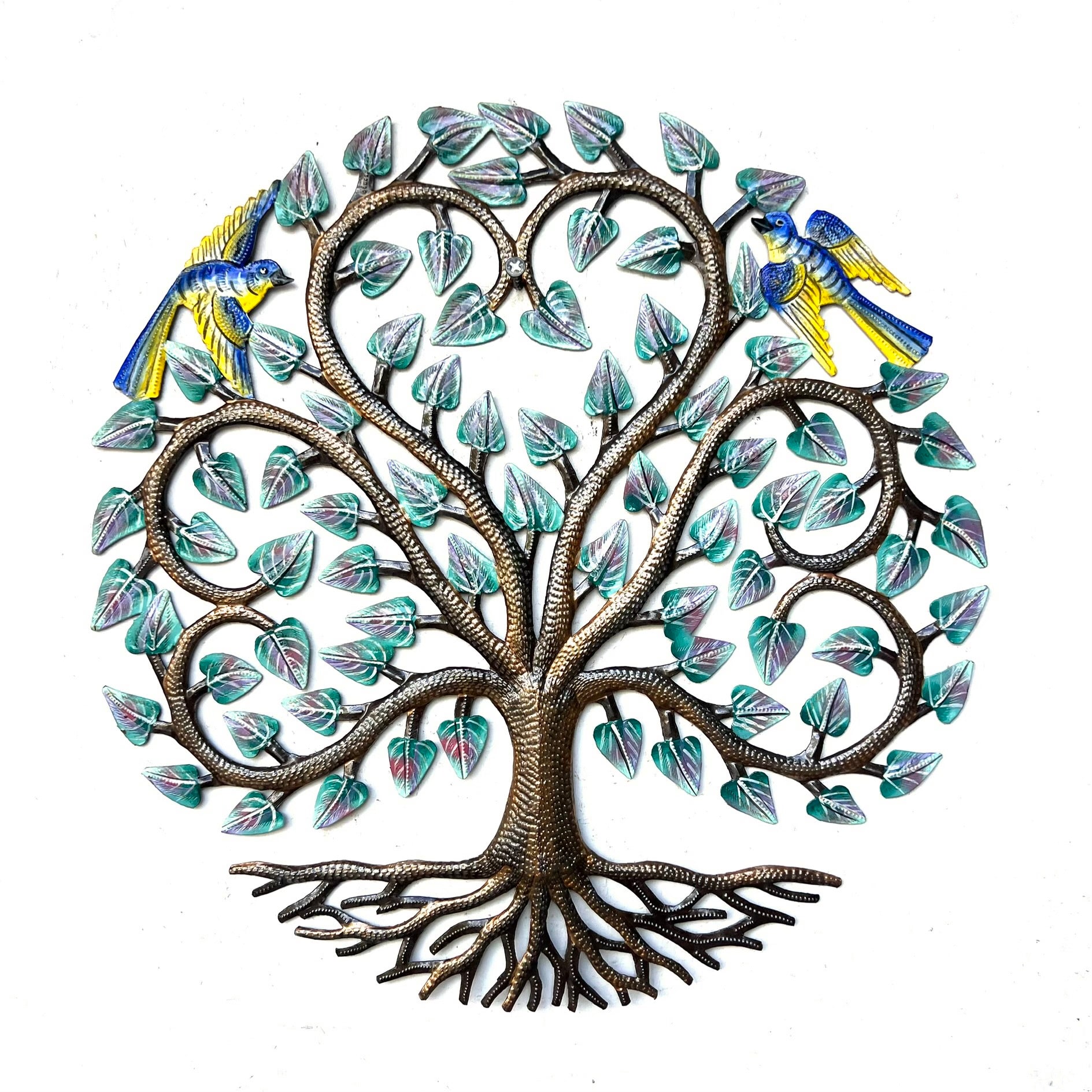 Painted Three Hearts Tree