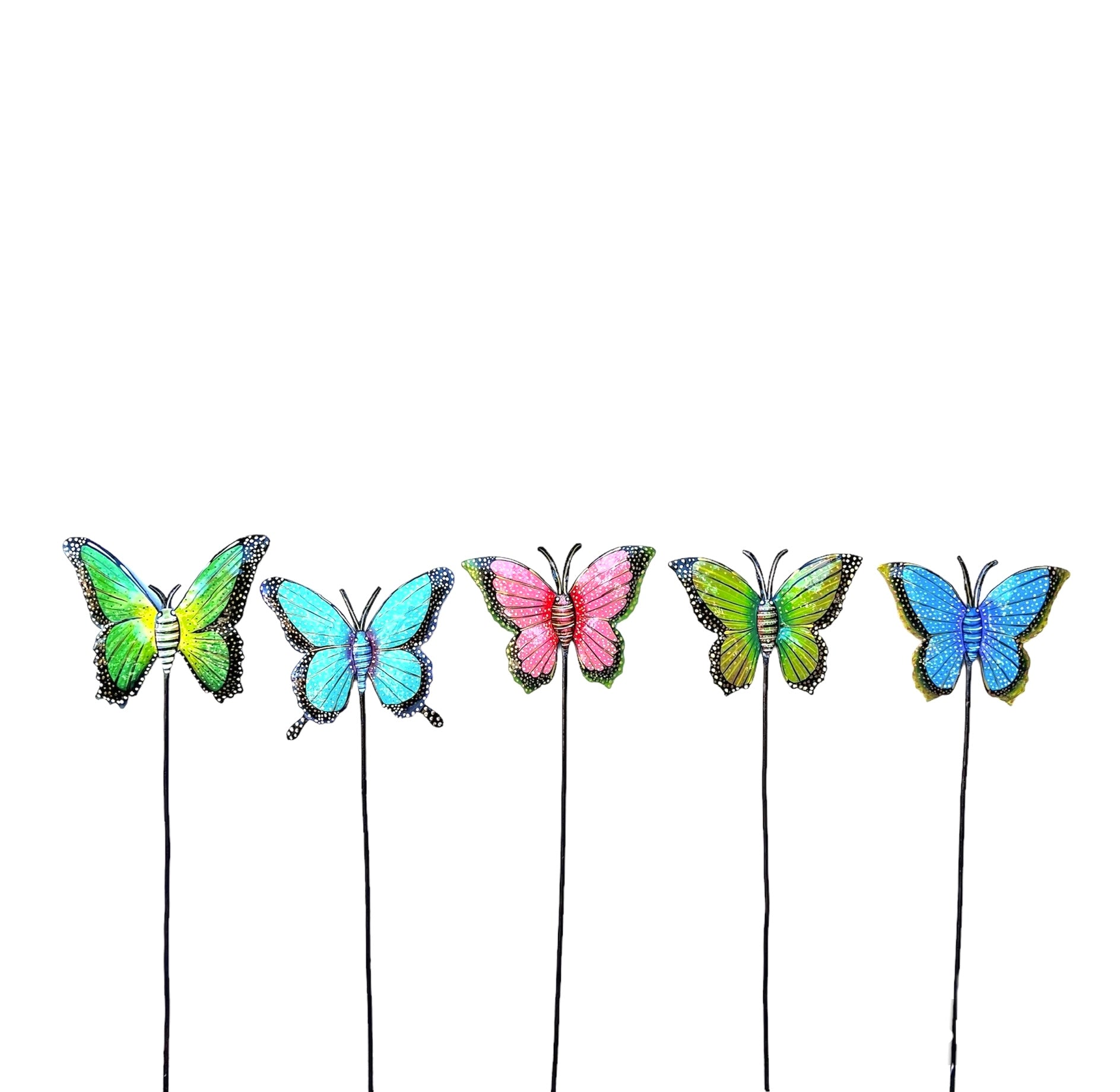 Lucson (set Of 5)butterfly Garden Stakes – Papillon Wholesale