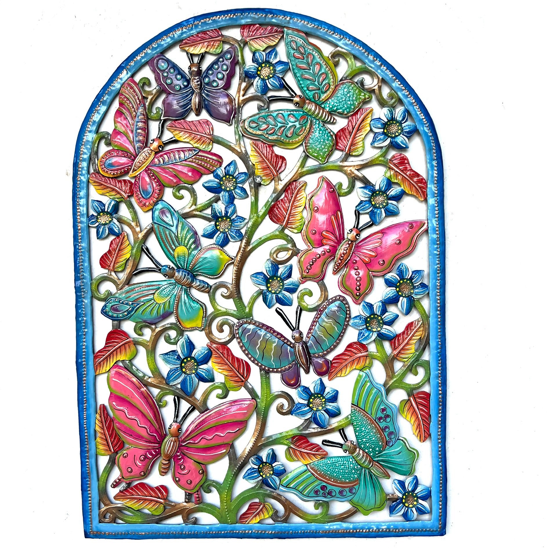 Antoine- Blue Arch flying Butterflies