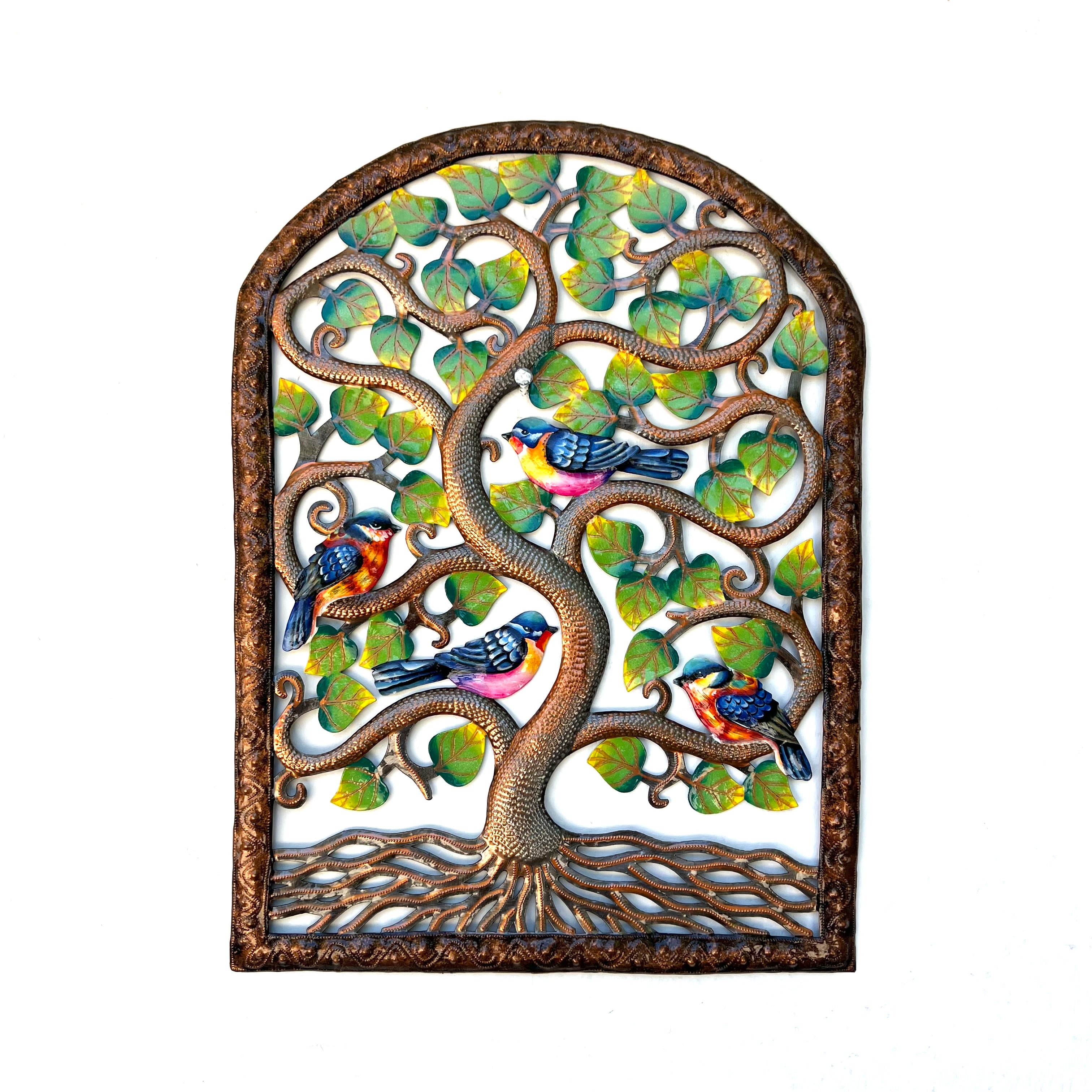 Paul- Bronze Arch Tree & Birds #1