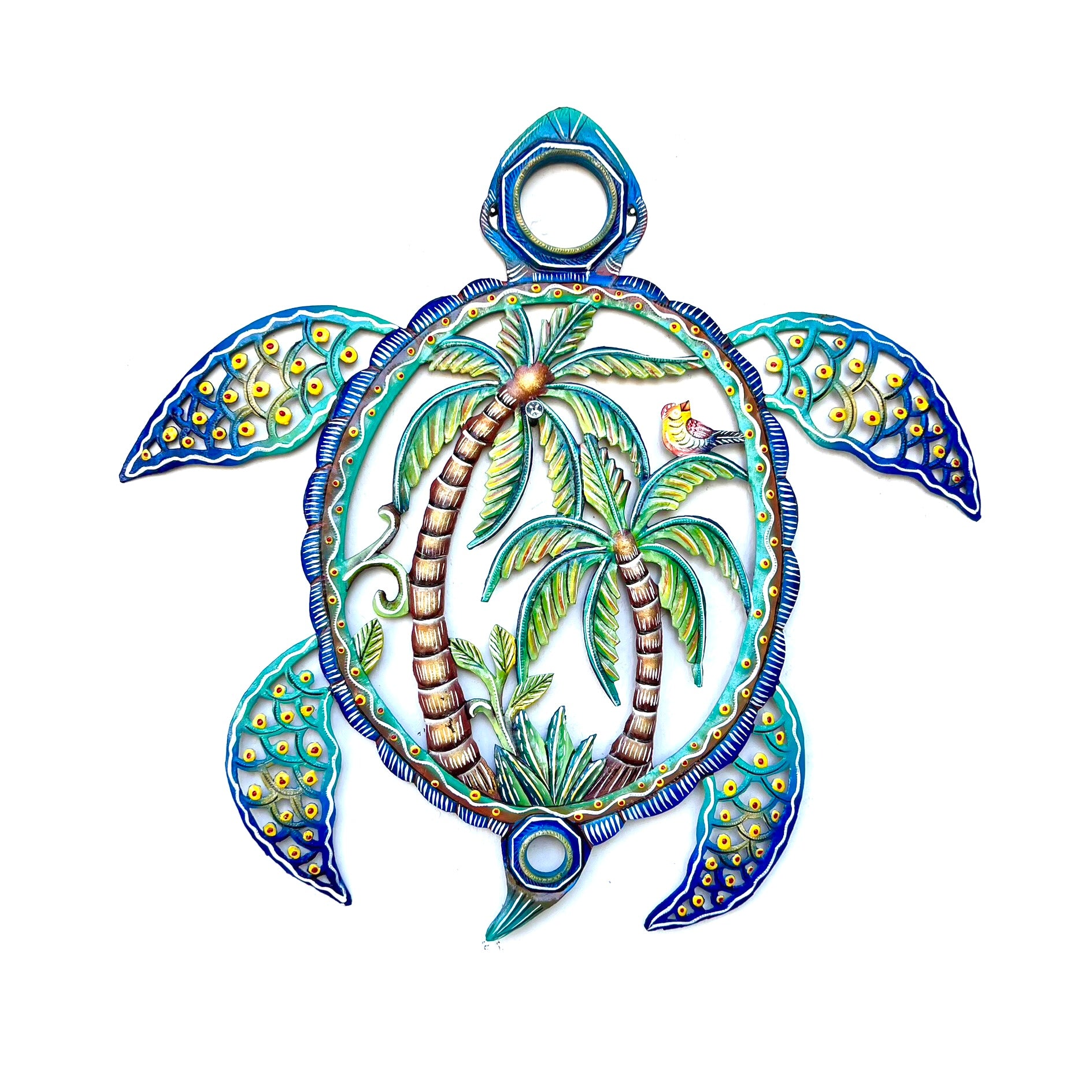 Oil Top Drum Turtle Coconut Tree #1