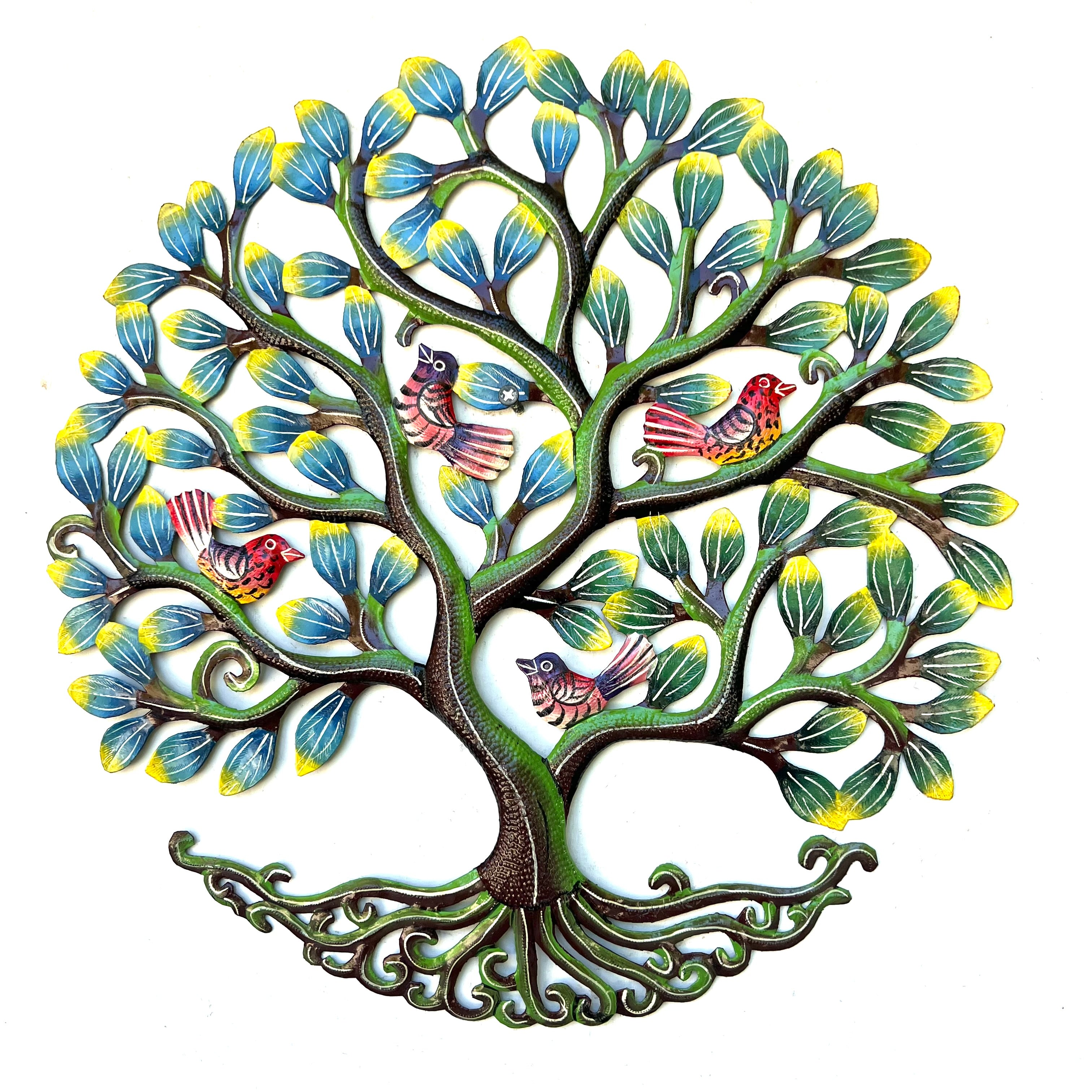 Dieudonne- Green Tree & Birds