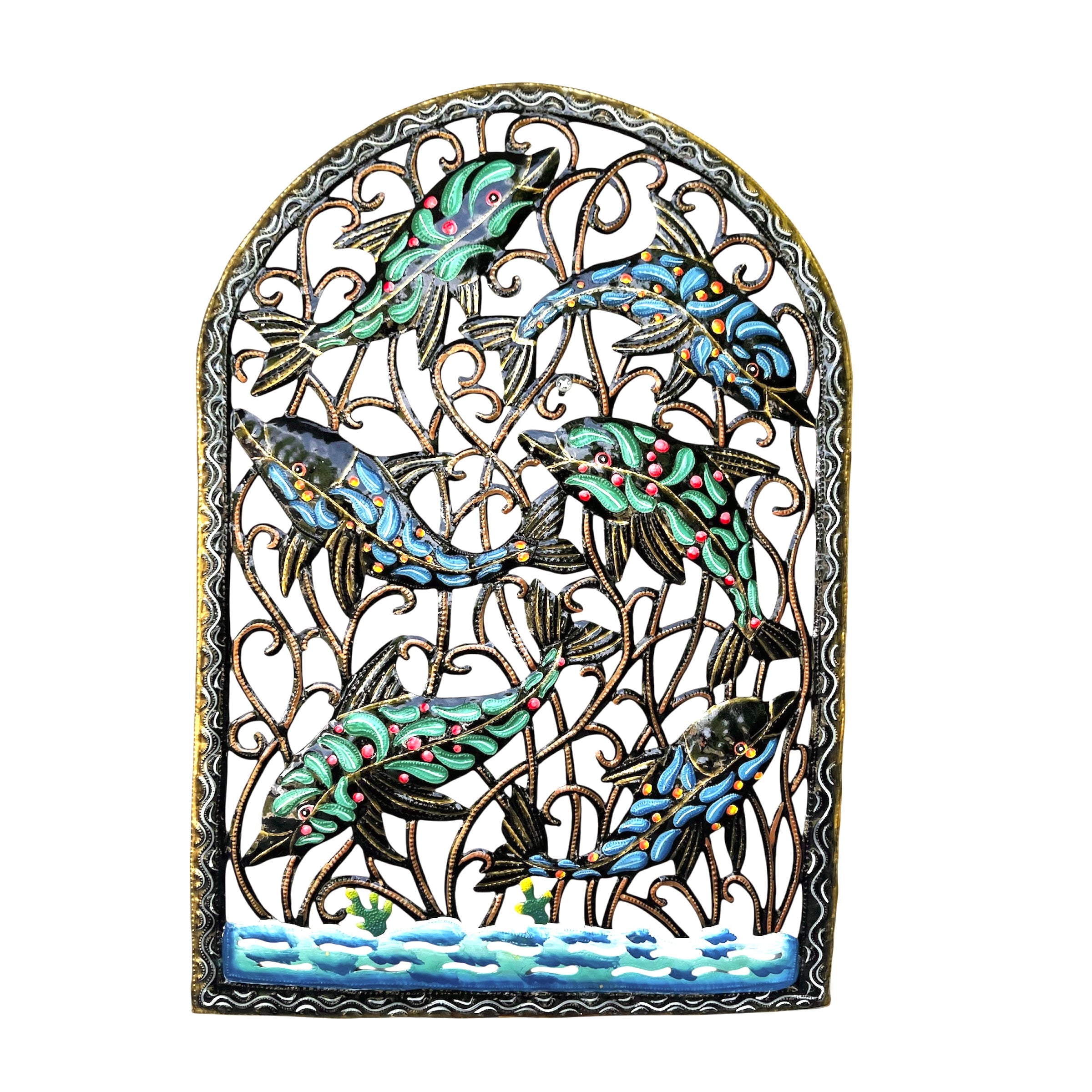 Kensley- Arch Swimming Dolphin