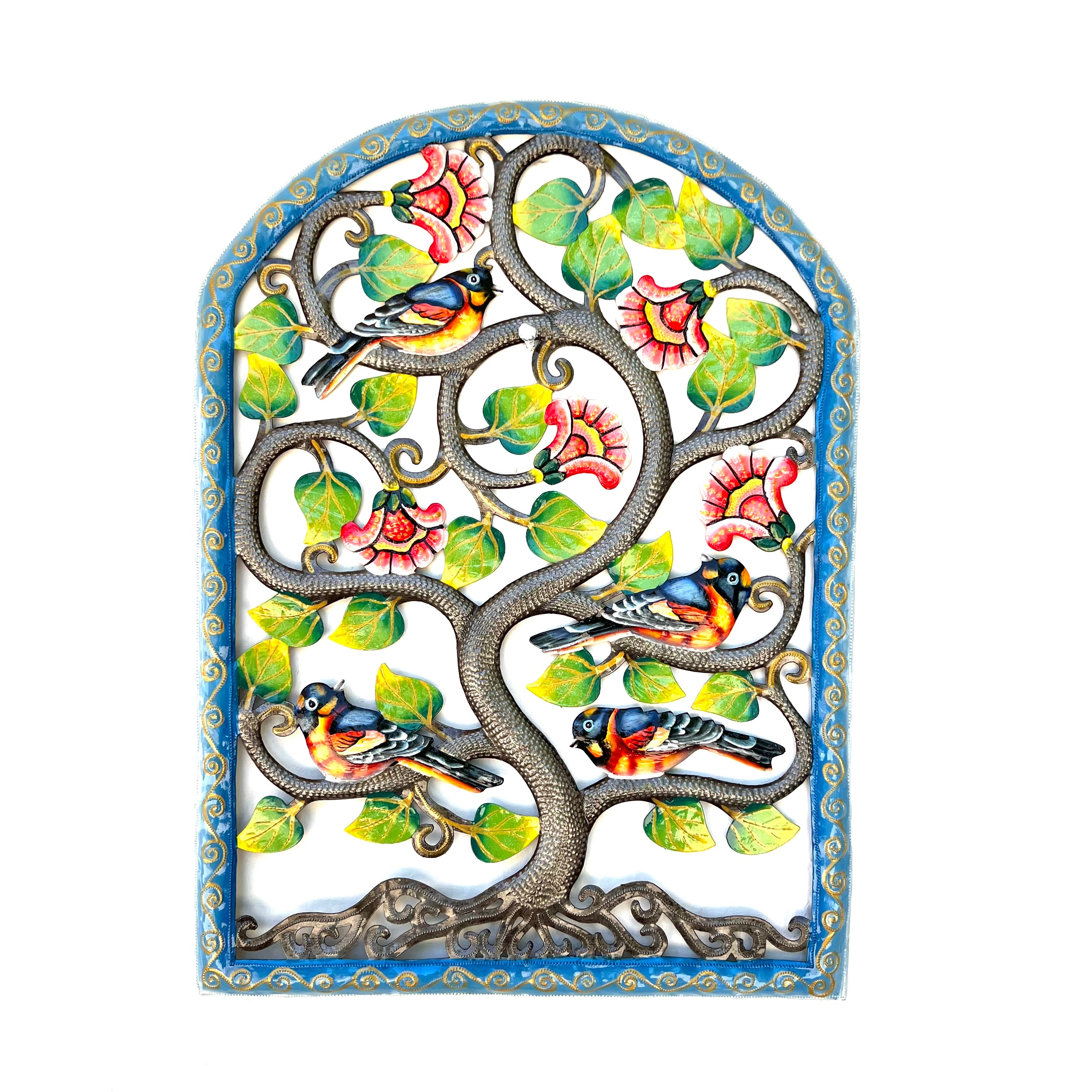 Paul- Blue Arch Tree & Birds #4