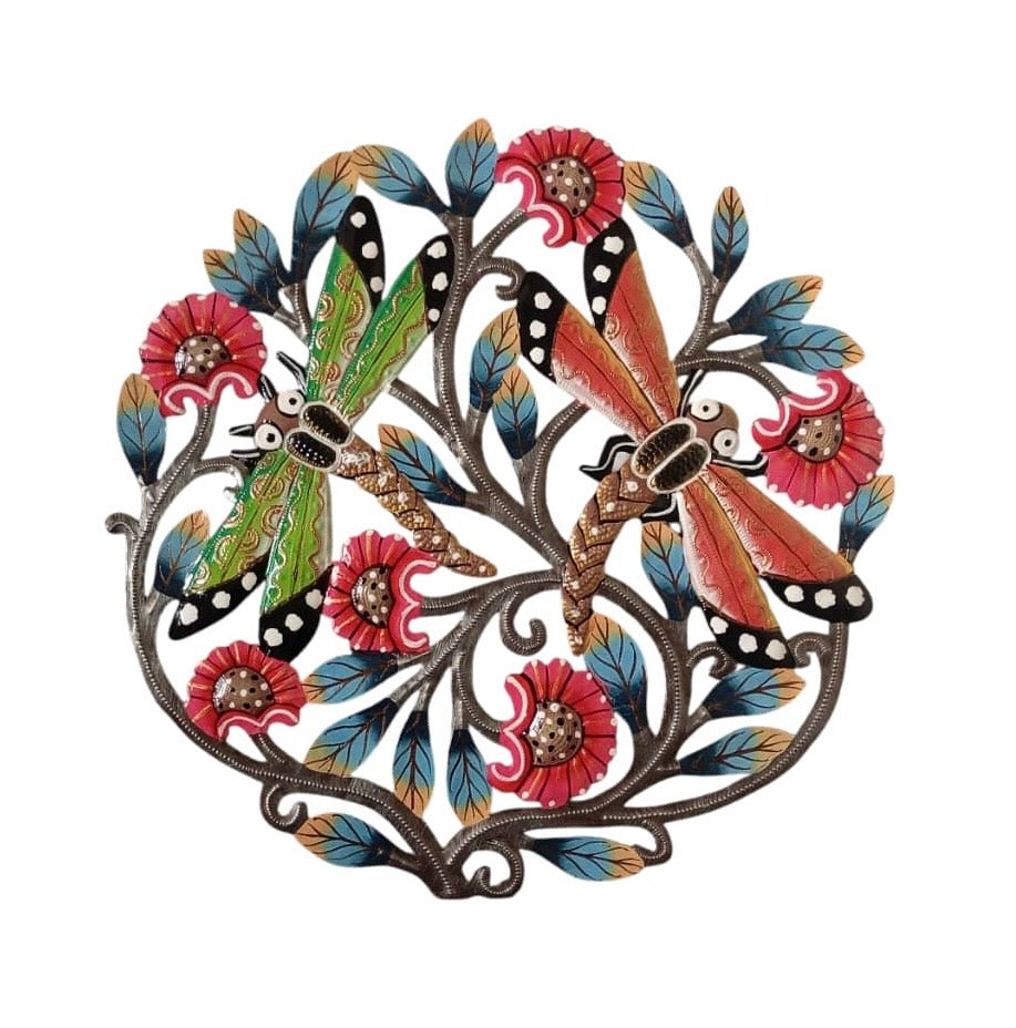 Paul- Medium Dragonflies & Flowers #5