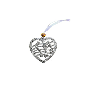 Heart Note Music Ornament