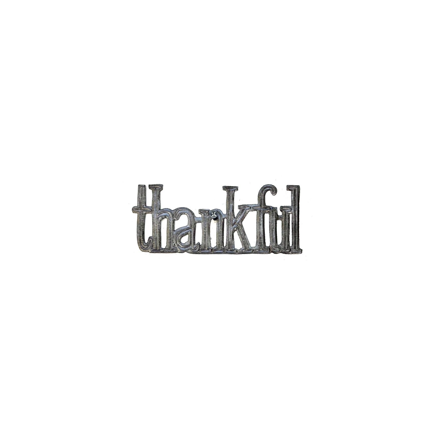 Thankful Metal Art