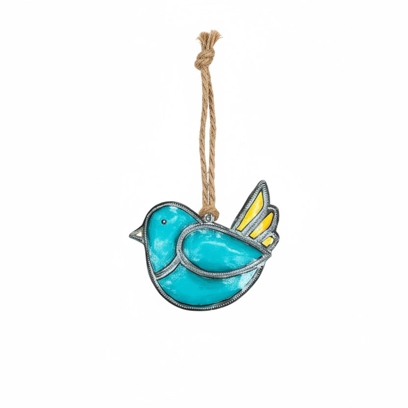 Painting Dove Bird Ornament