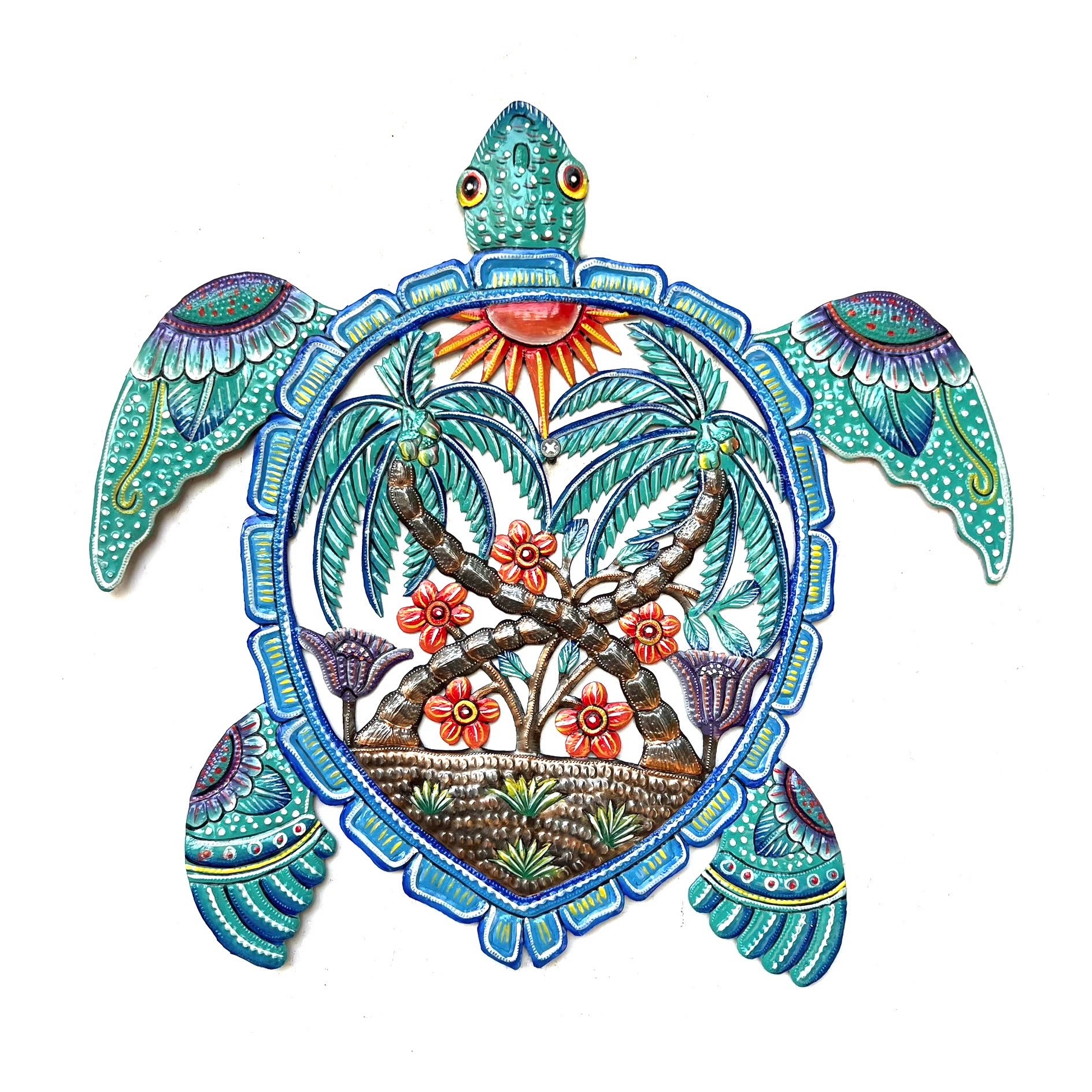 Derat- Two Painted Coconut Tree Turtle