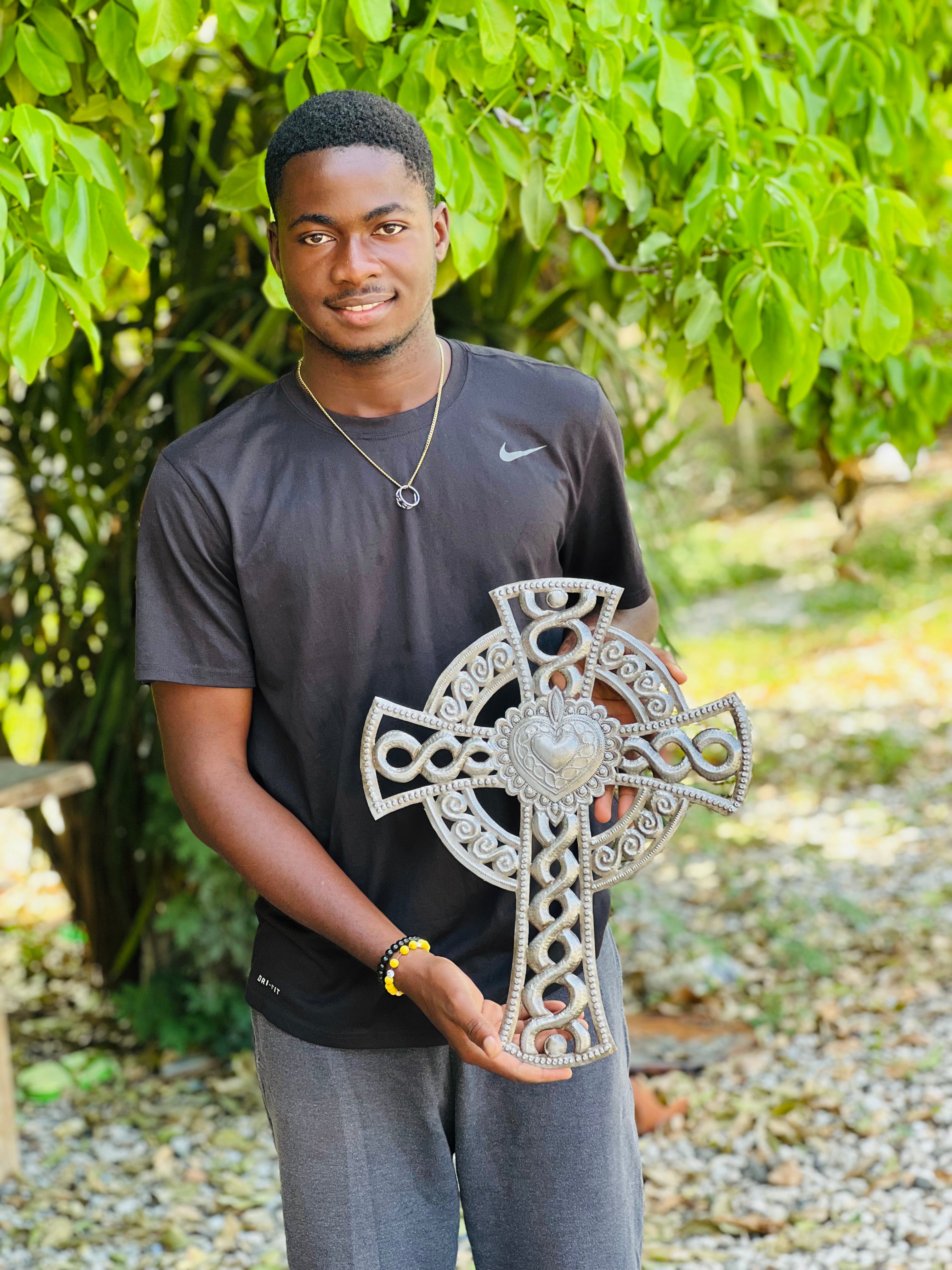 Zacharie- Irish Claddagh Cross #2