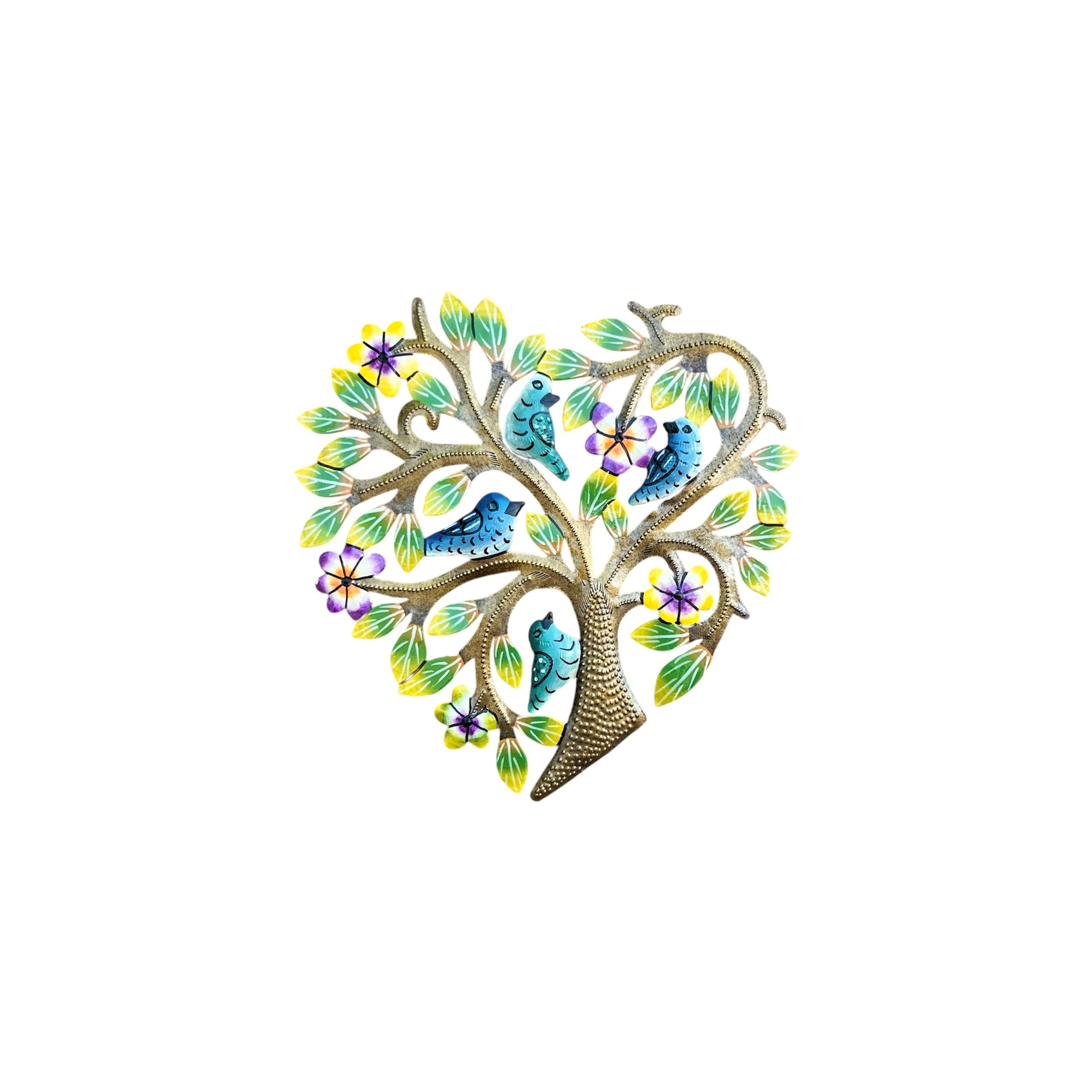 Grezil- Small Heart Tree & Birds #3