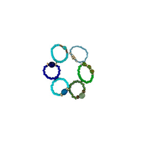 Little Bead Rings (Set of 6)