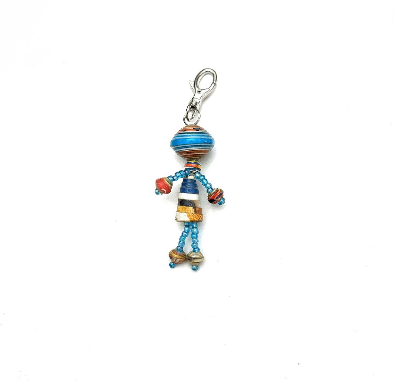 Dancing People Keychain Accessory
