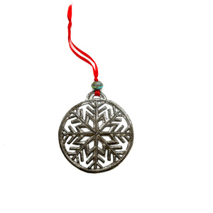 Round Snowflake Ornament