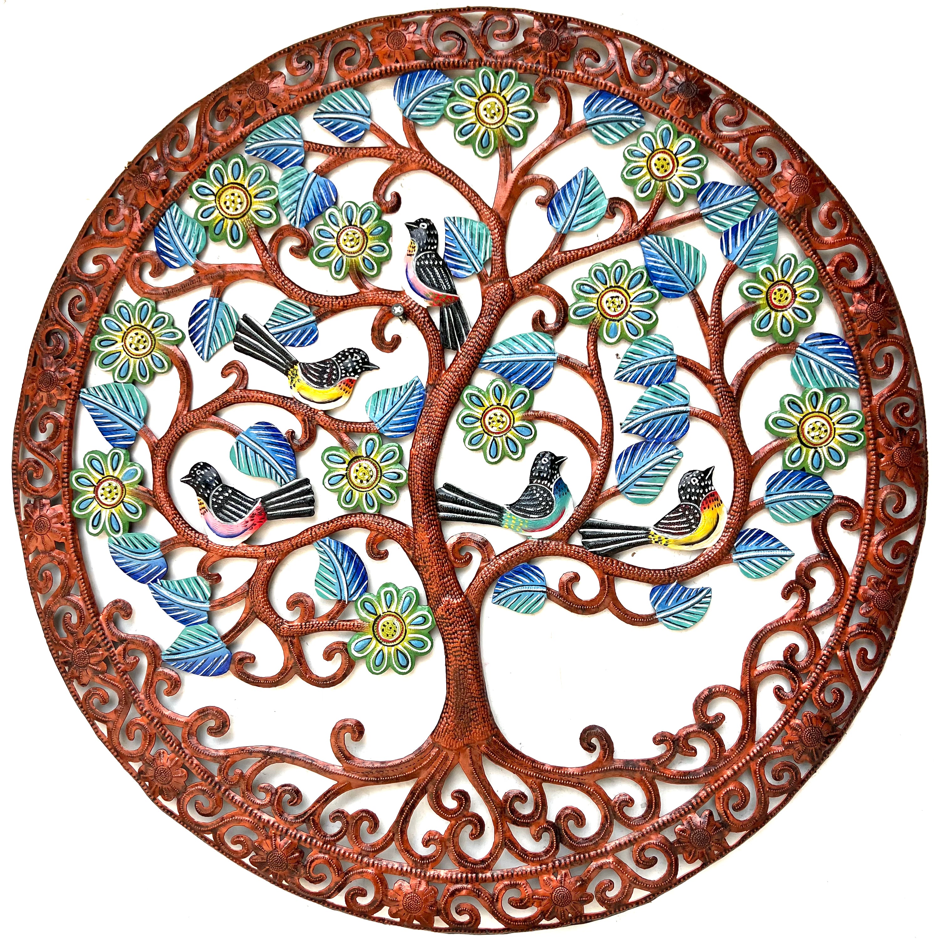 Nesmy Jumbo Round Tree & Birds #2