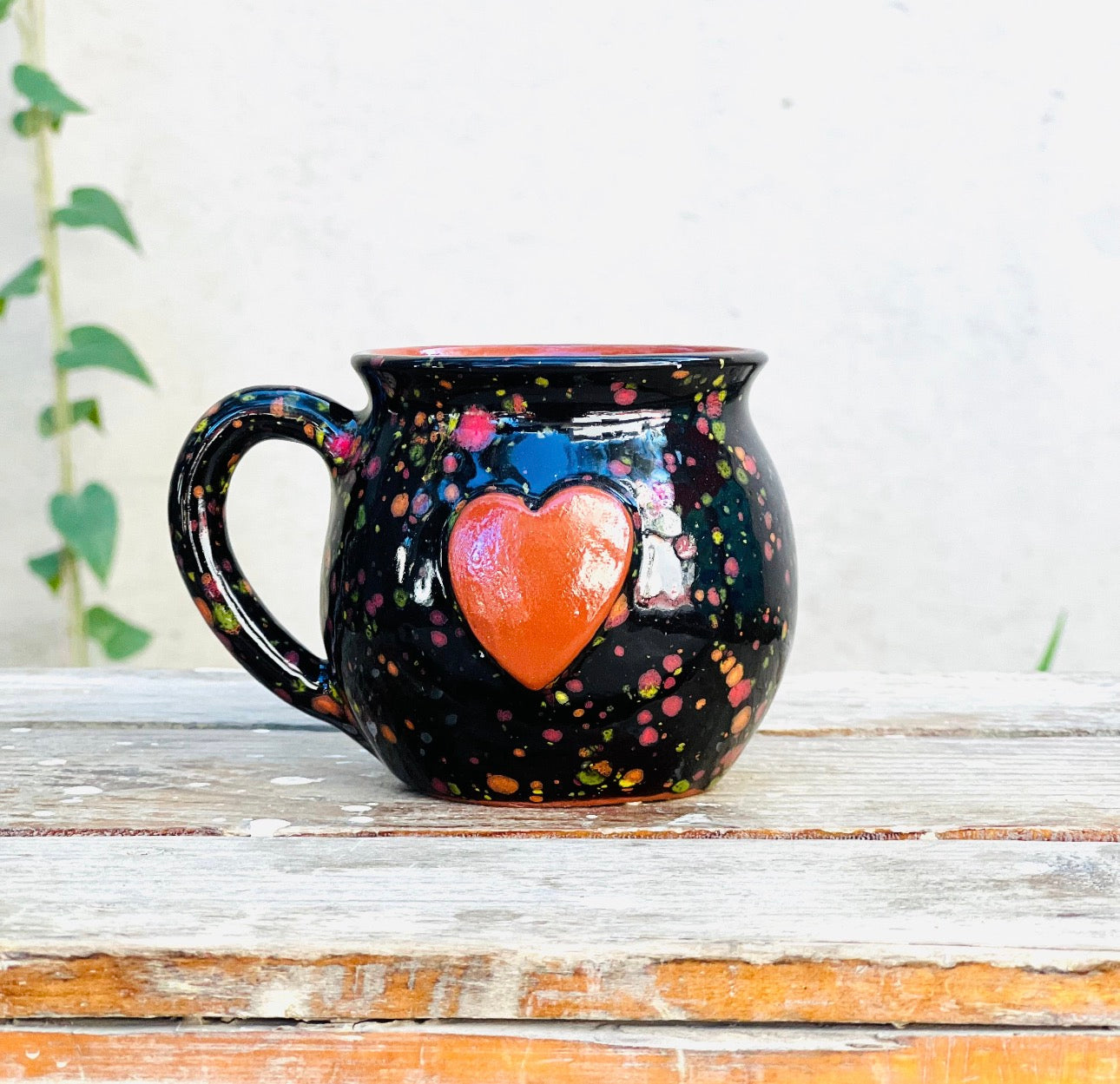 Small Calliope Heart Mug