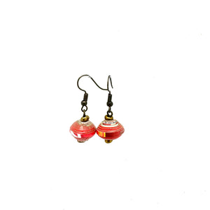 Cereal Box Bead Earrings